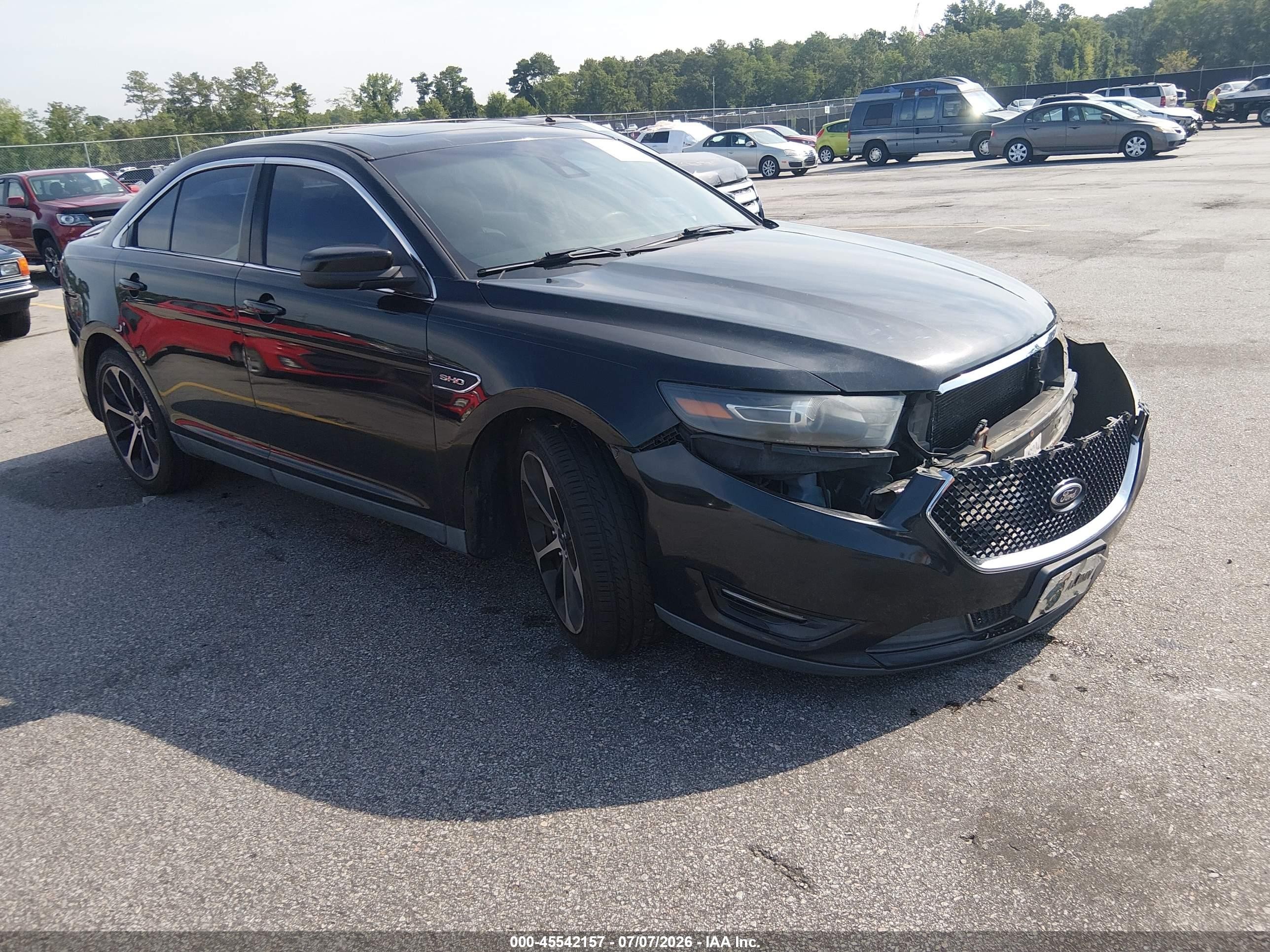 2015 Ford Taurus Sho Black vin: 1FAHP2KT3FG123637