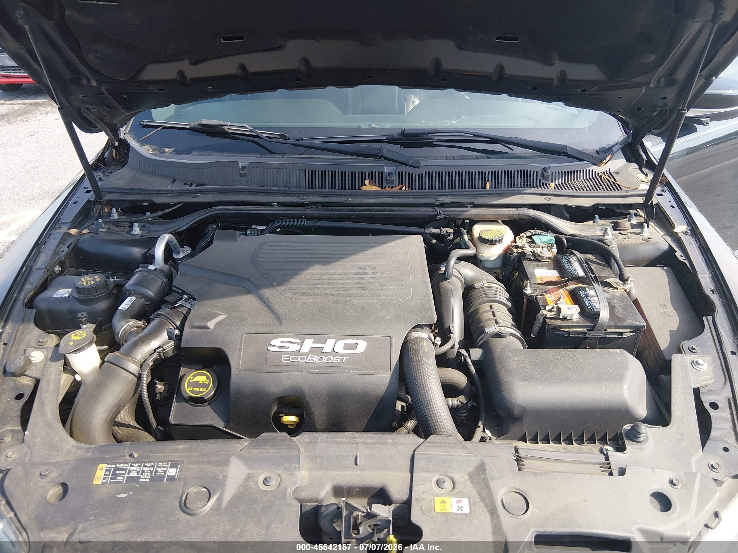 2015 Ford Taurus Sho Black vin: 1FAHP2KT3FG123637