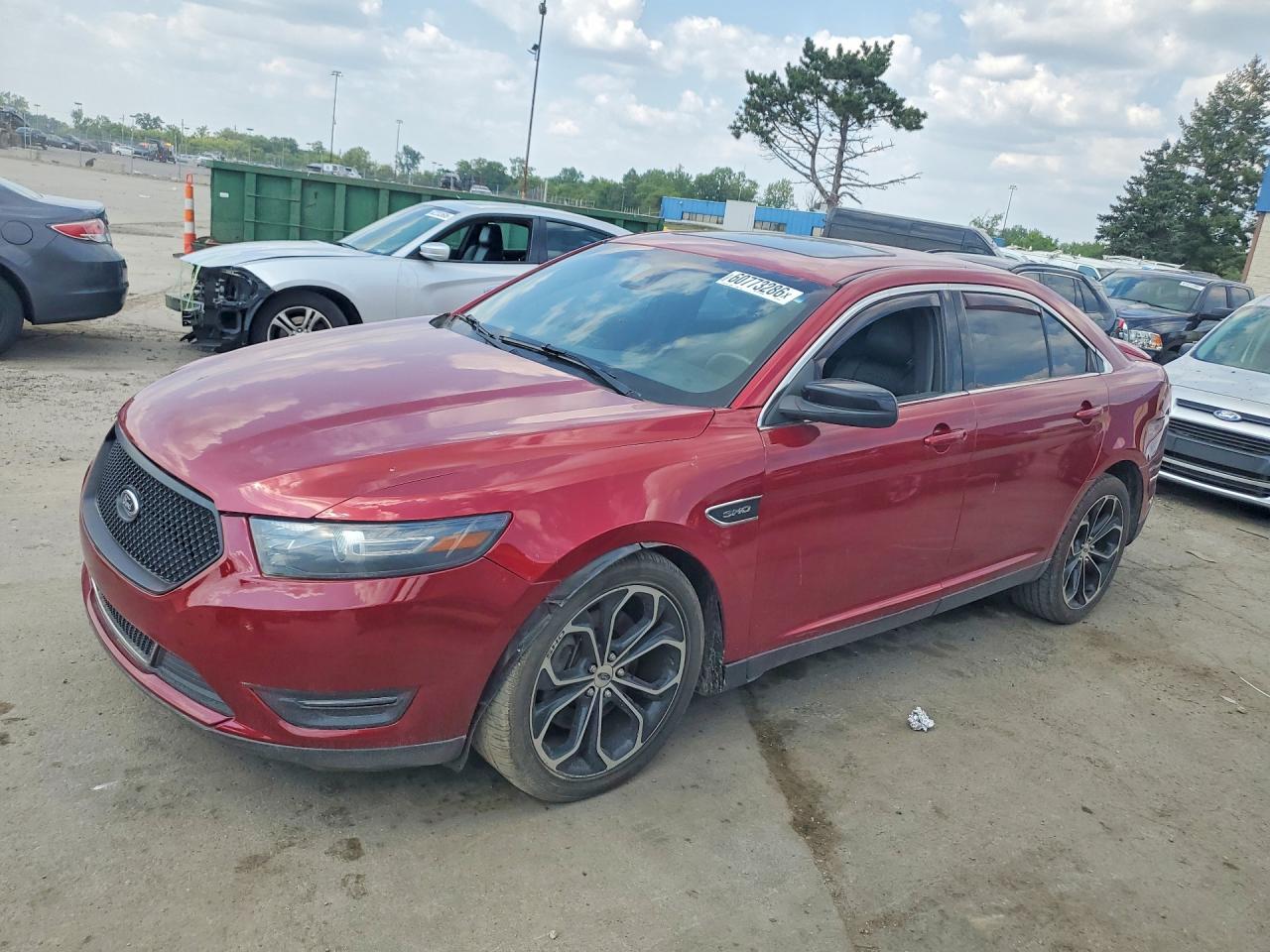 2015 Ford Taurus Sho Red vin: 1FAHP2KT3FG128644