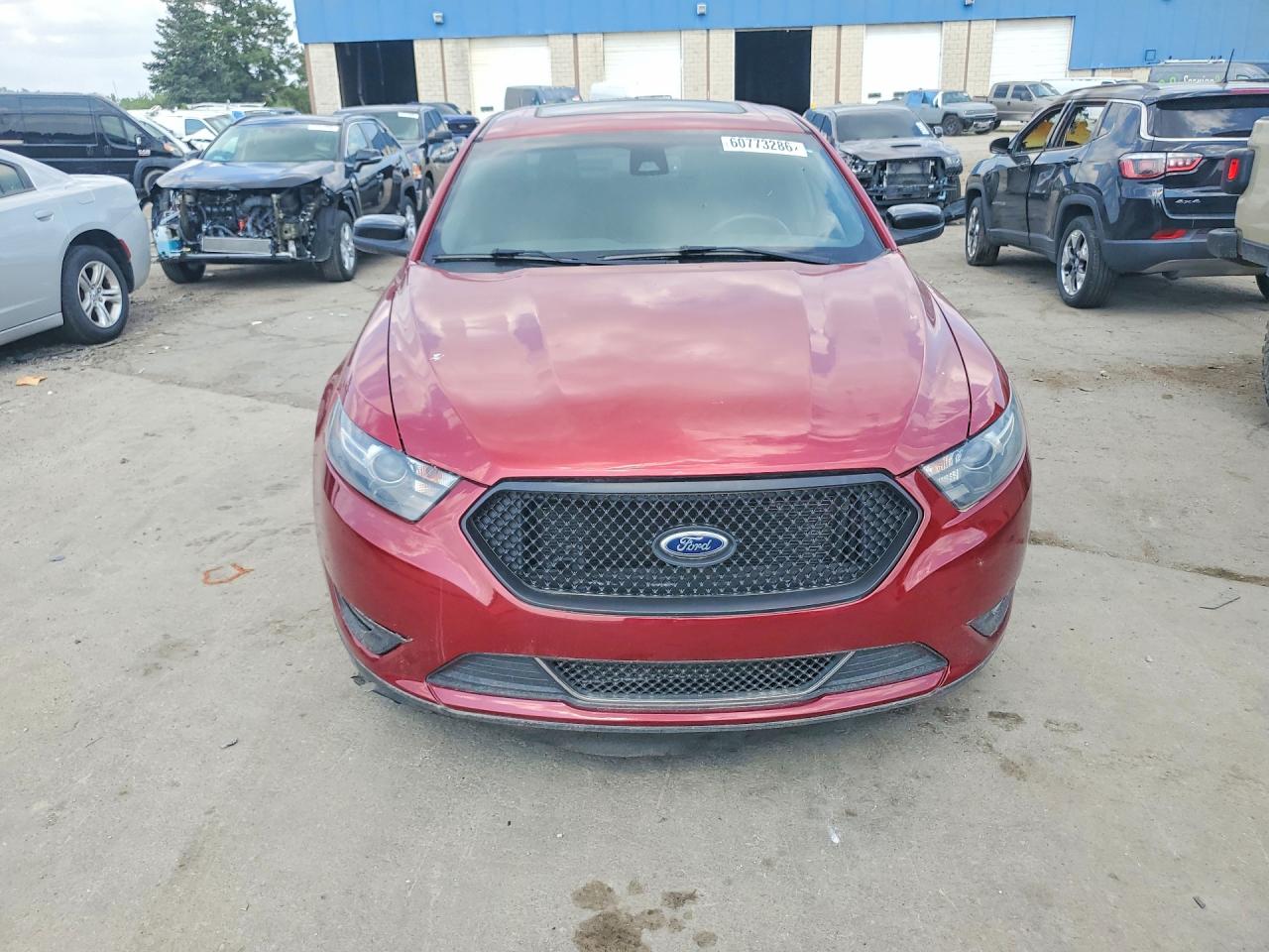 2015 Ford Taurus Sho Красный vin: 1FAHP2KT3FG128644