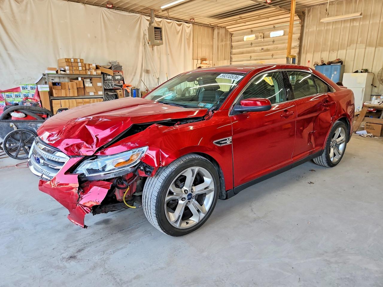 2010 Ford Taurus Sho Red vin: 1FAHP2KT5AG110008