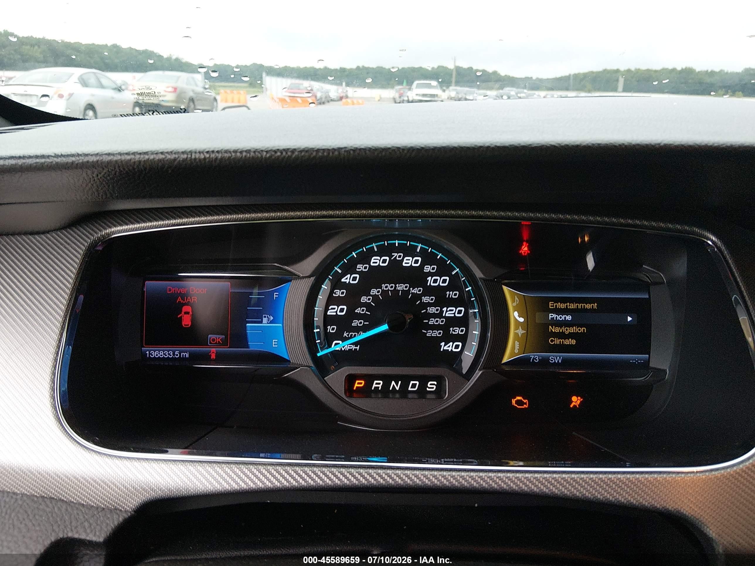 2013 Ford Taurus Sho Red vin: 1FAHP2KT5DG120428