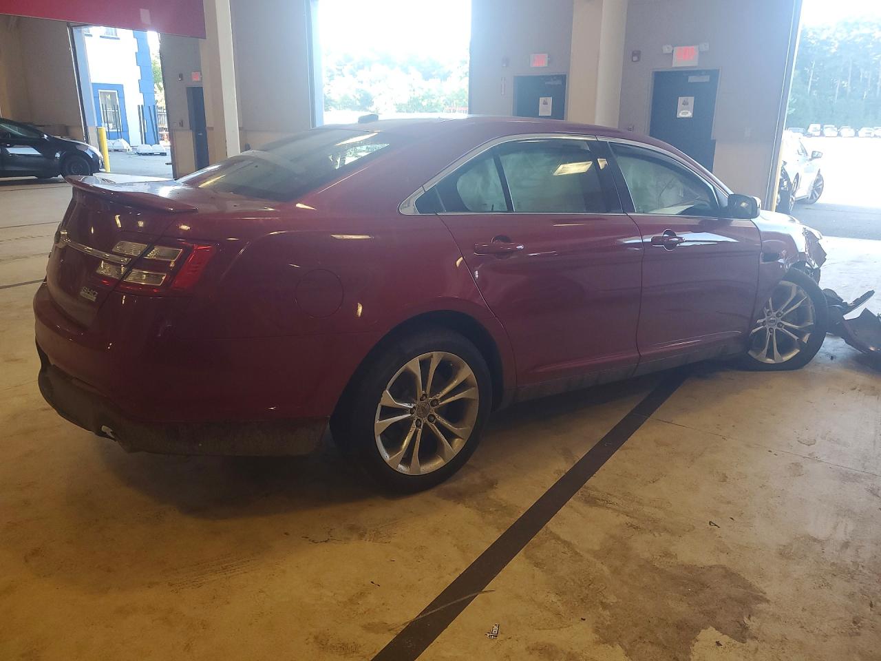 2013 Ford Taurus Sho Бордовый vin: 1FAHP2KT5DG147354