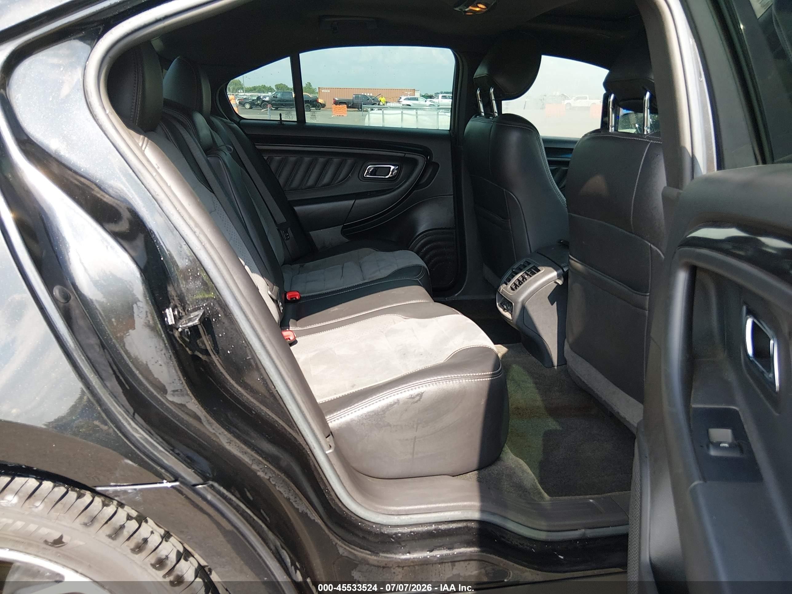 2013 Ford Taurus Sho Черный vin: 1FAHP2KT5DG172187