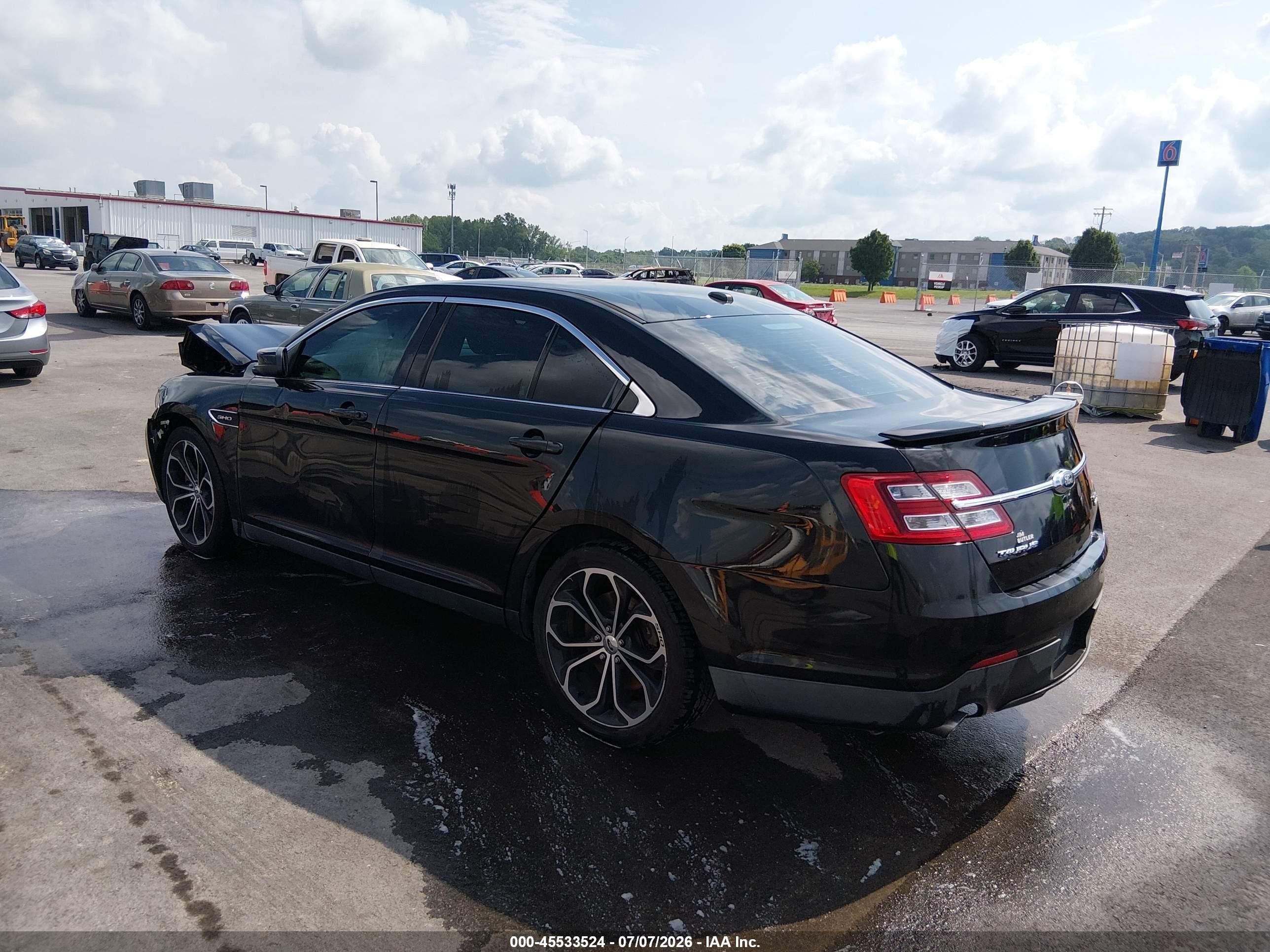 2013 Ford Taurus Sho Черный vin: 1FAHP2KT5DG172187