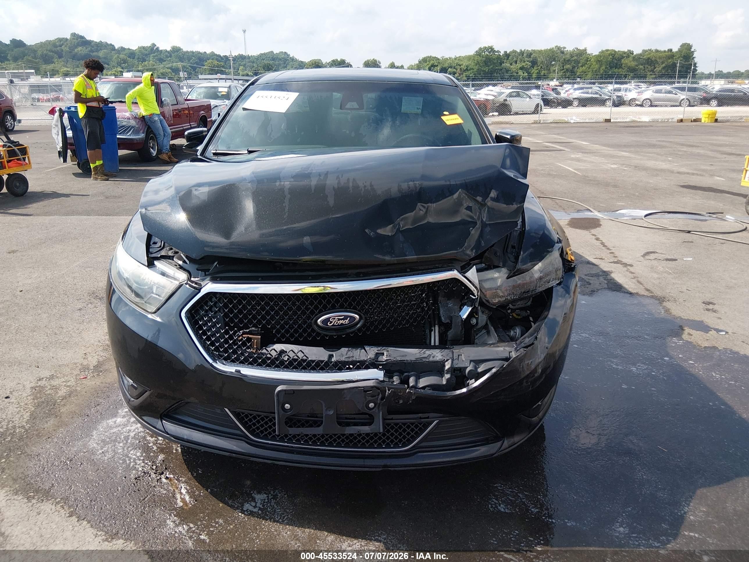 2013 Ford Taurus Sho Черный vin: 1FAHP2KT5DG172187