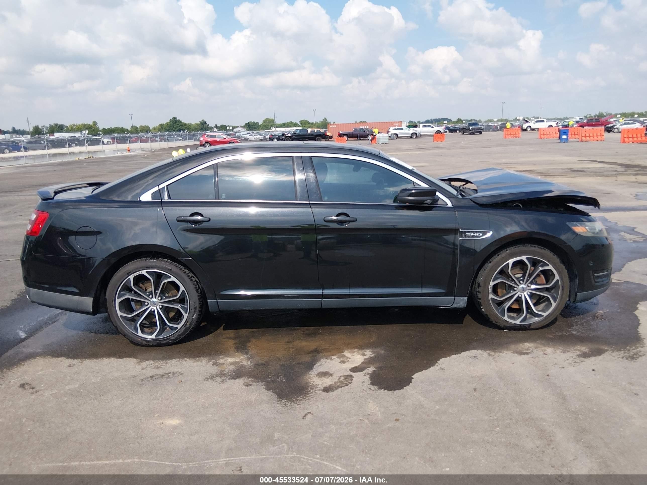 2013 Ford Taurus Sho Черный vin: 1FAHP2KT5DG172187