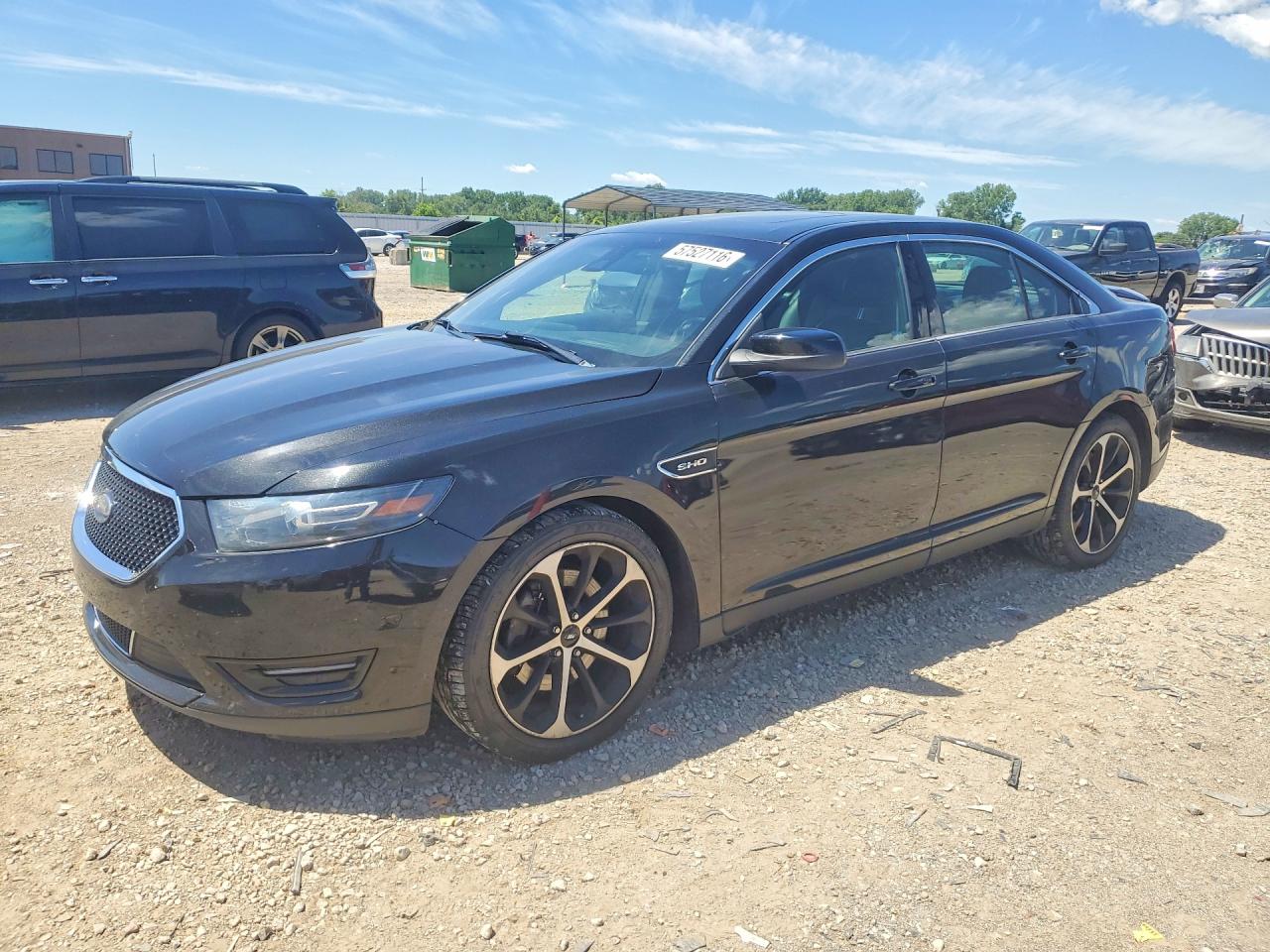 2014 Ford Taurus Sho Black vin: 1FAHP2KT5EG117482
