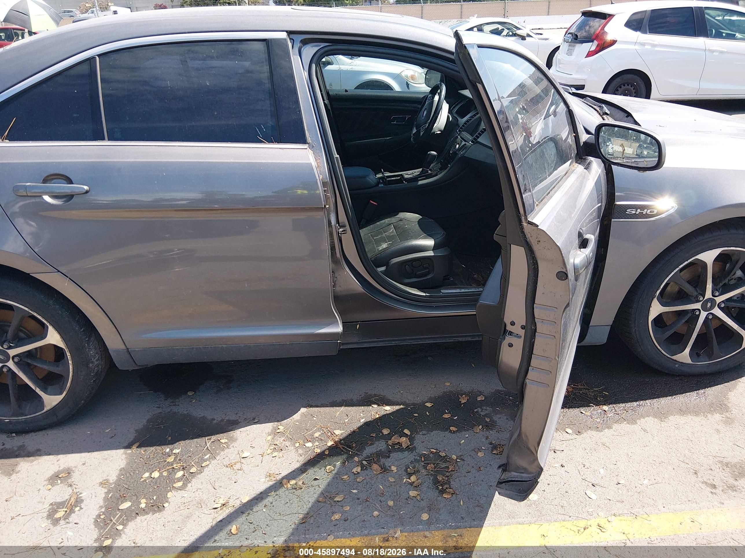 2014 Ford Taurus Sho Серый vin: 1FAHP2KT5EG117725