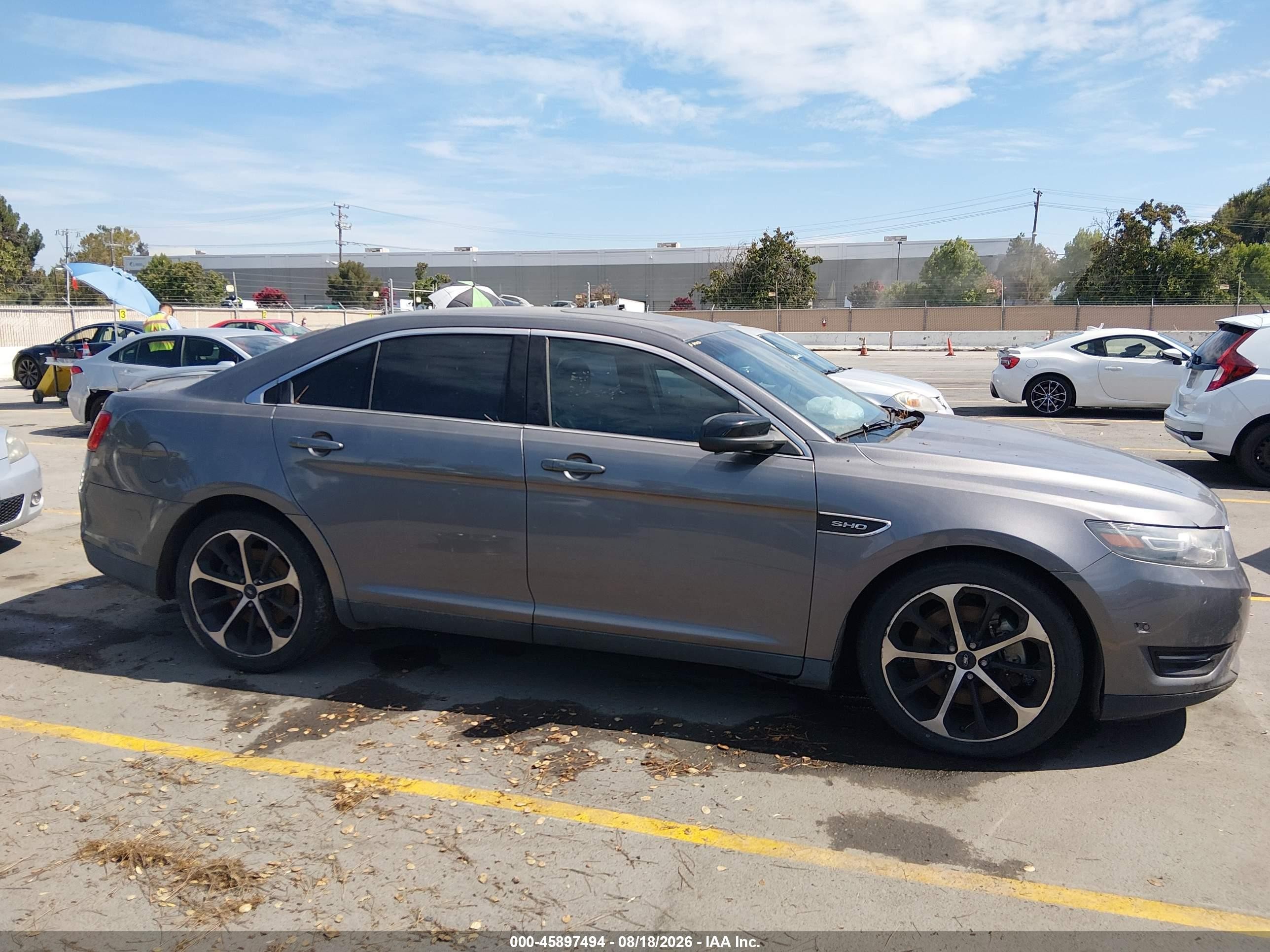 2014 Ford Taurus Sho Серый vin: 1FAHP2KT5EG117725