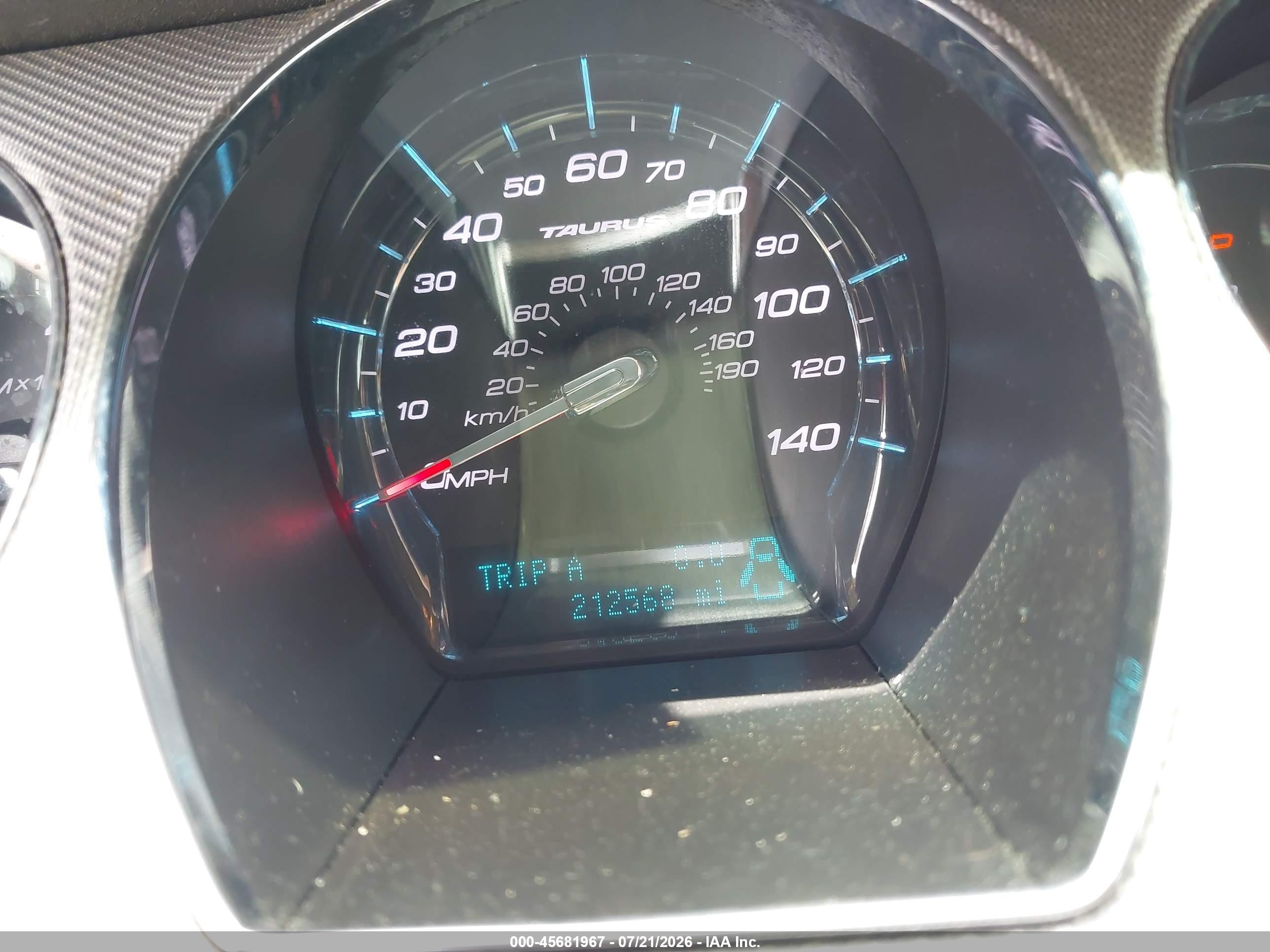 2011 Ford Taurus Sho Blue vin: 1FAHP2KT6BG101304