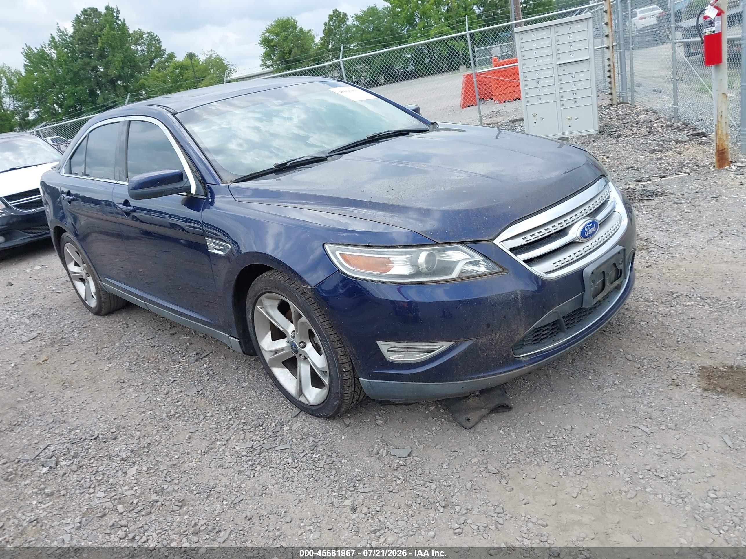 2011 Ford Taurus Sho Blue vin: 1FAHP2KT6BG101304