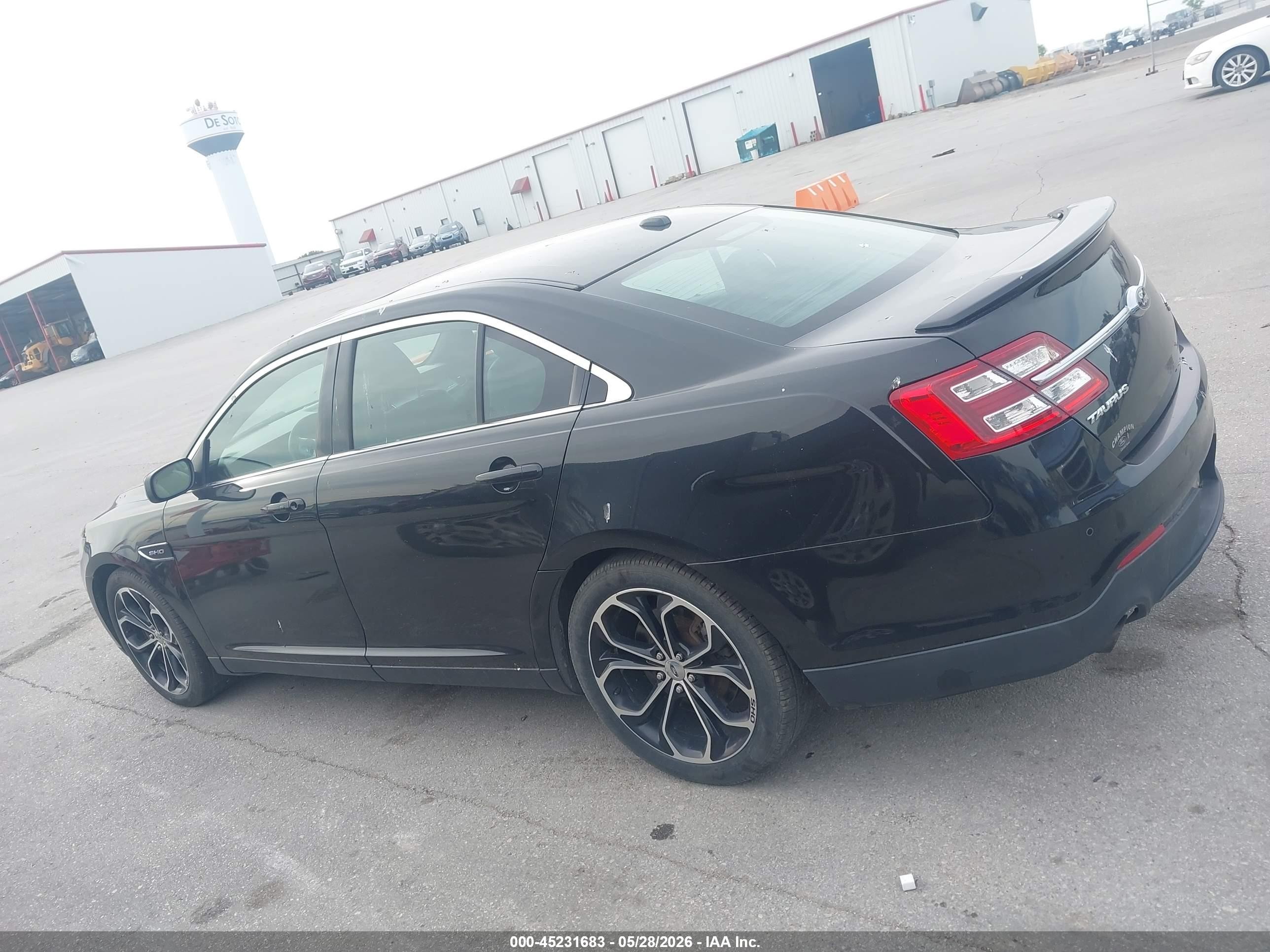 2013 Ford Taurus Sho Black vin: 1FAHP2KT6DG142826