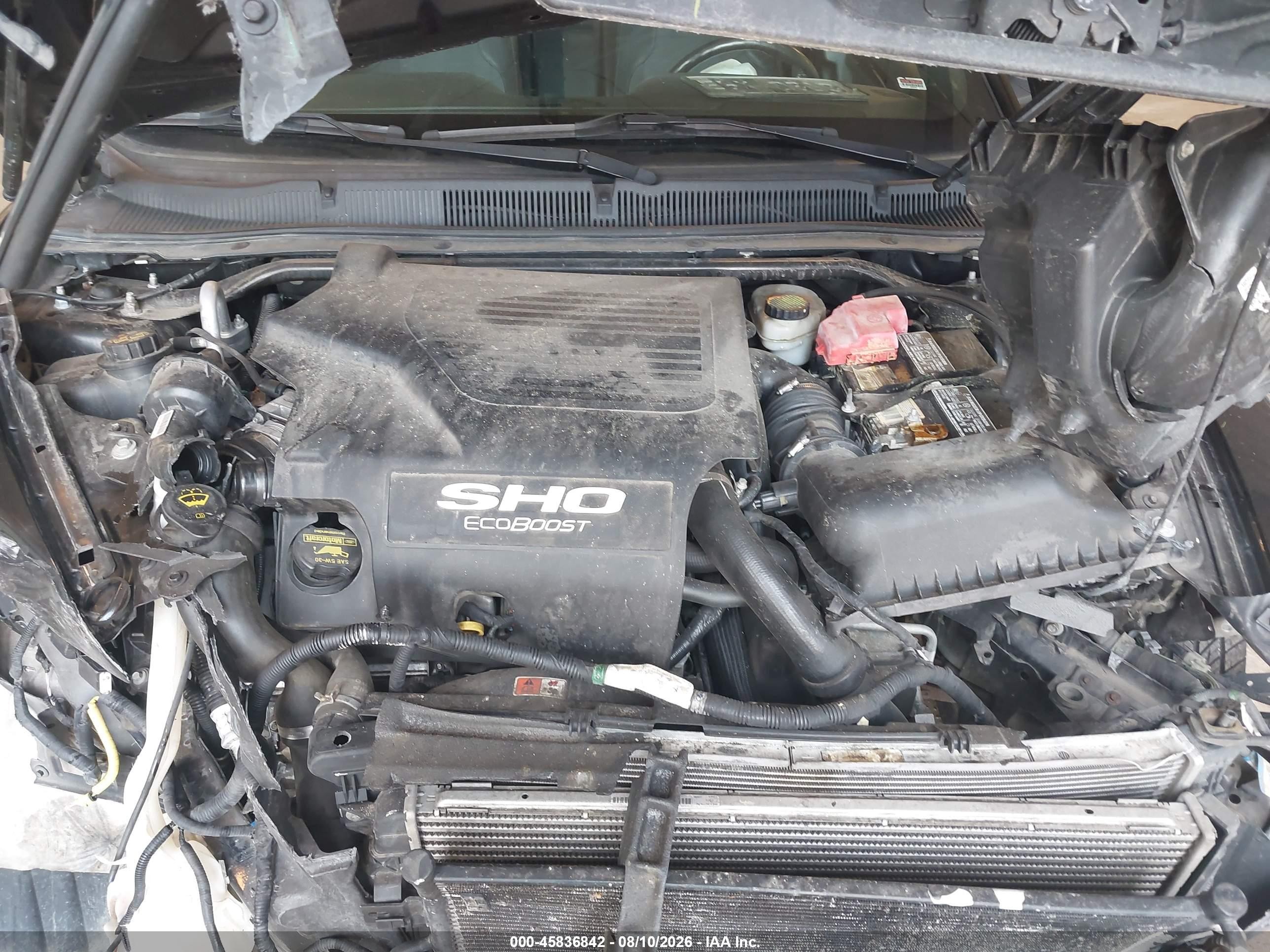 2014 Ford Taurus Sho Black vin: 1FAHP2KT6EG125459