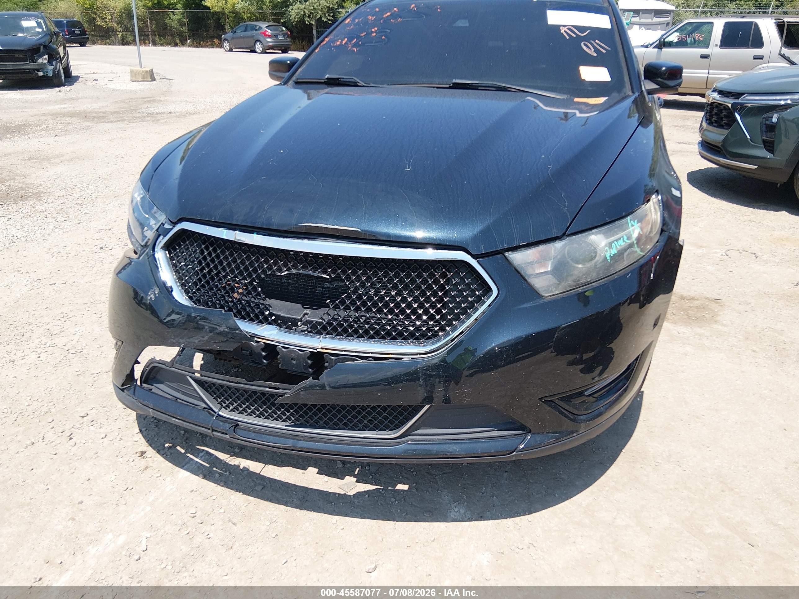 2014 Ford Taurus Sho Black vin: 1FAHP2KT6EG128782