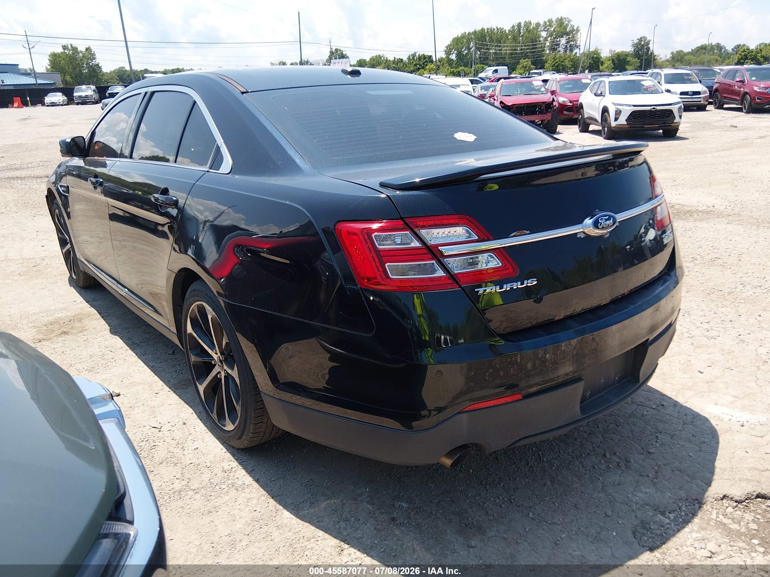 2014 Ford Taurus Sho Black vin: 1FAHP2KT6EG128782