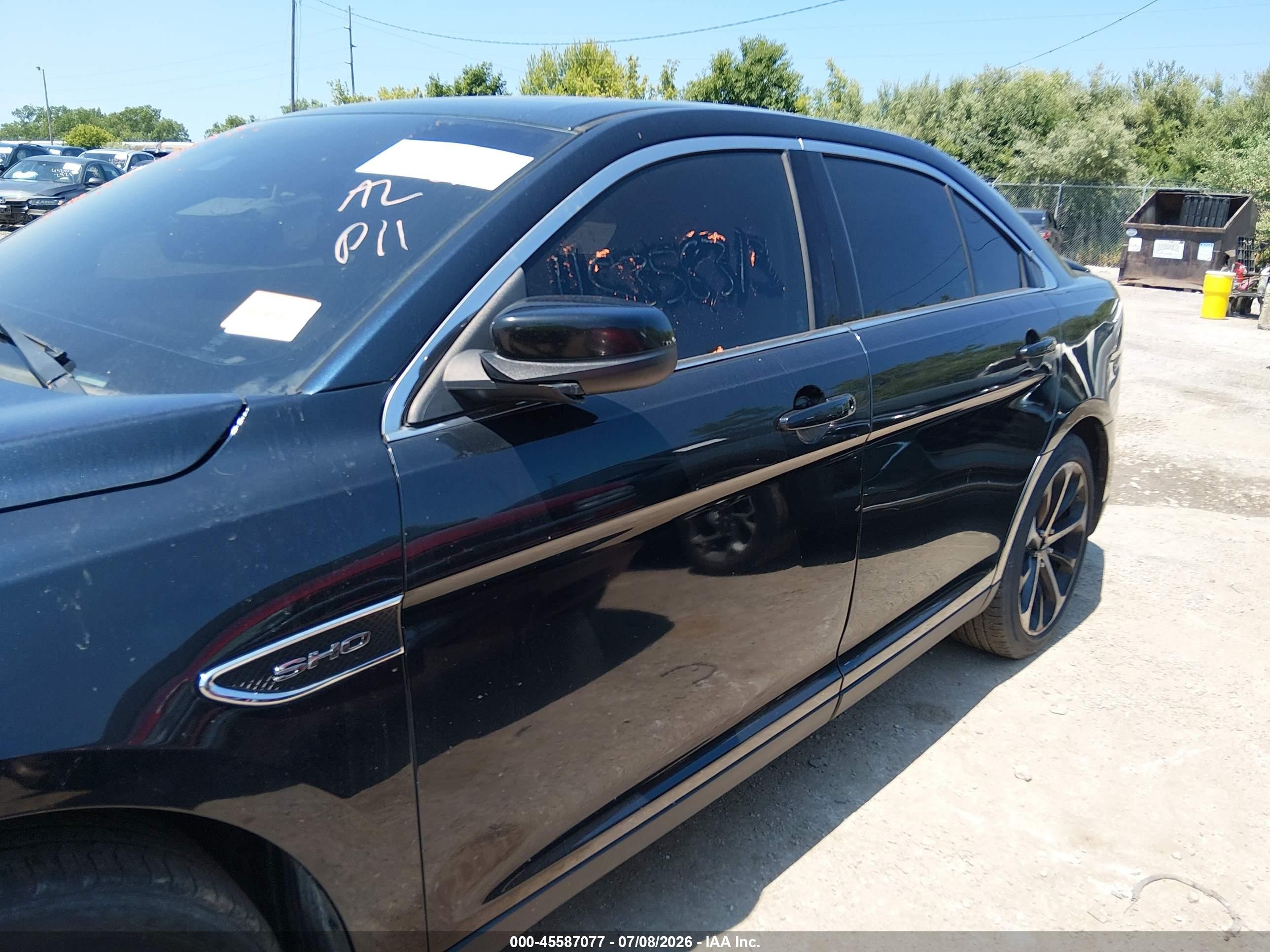 2014 Ford Taurus Sho Black vin: 1FAHP2KT6EG128782