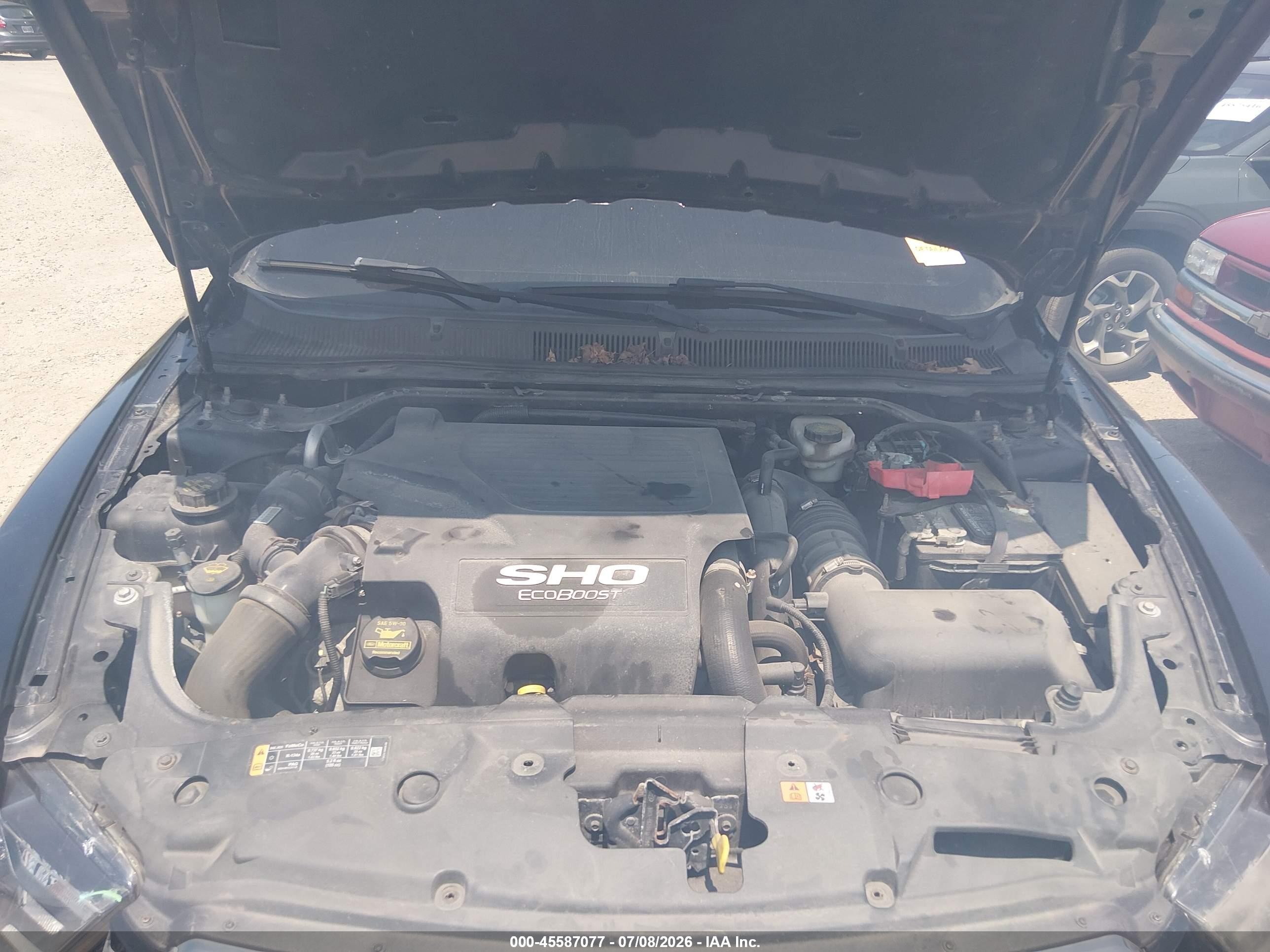 2014 Ford Taurus Sho Black vin: 1FAHP2KT6EG128782