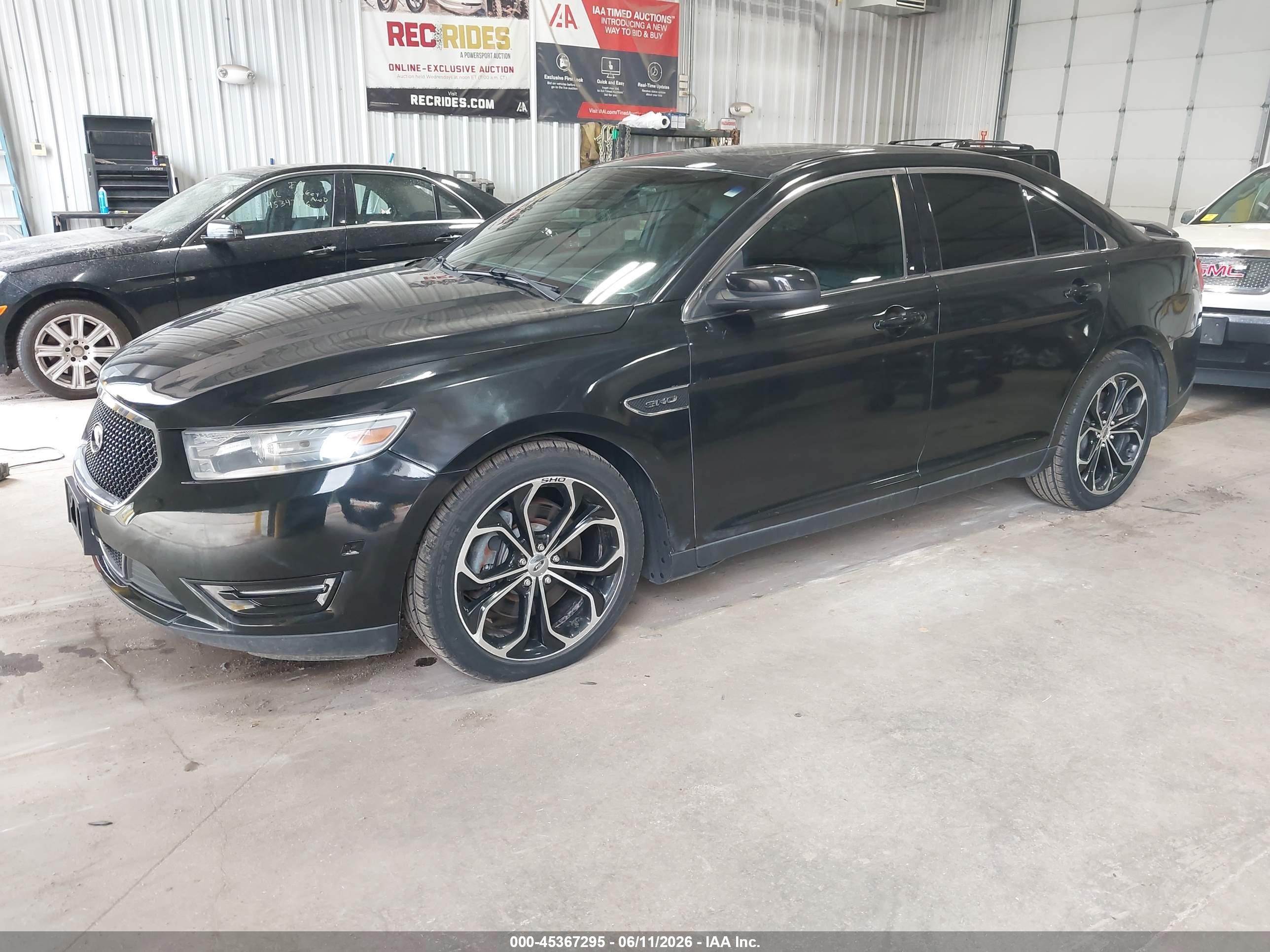 2015 Ford Taurus Sho Gray vin: 1FAHP2KT6FG137418