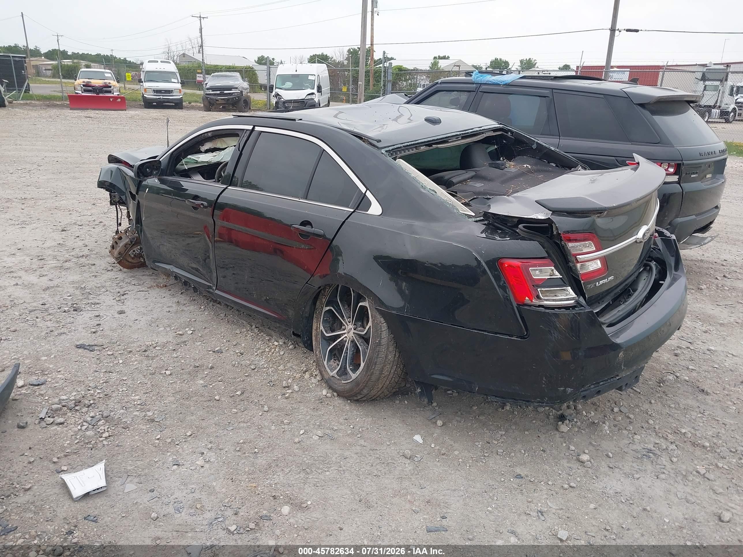 2015 Ford Taurus Sho Black vin: 1FAHP2KT6FG143770