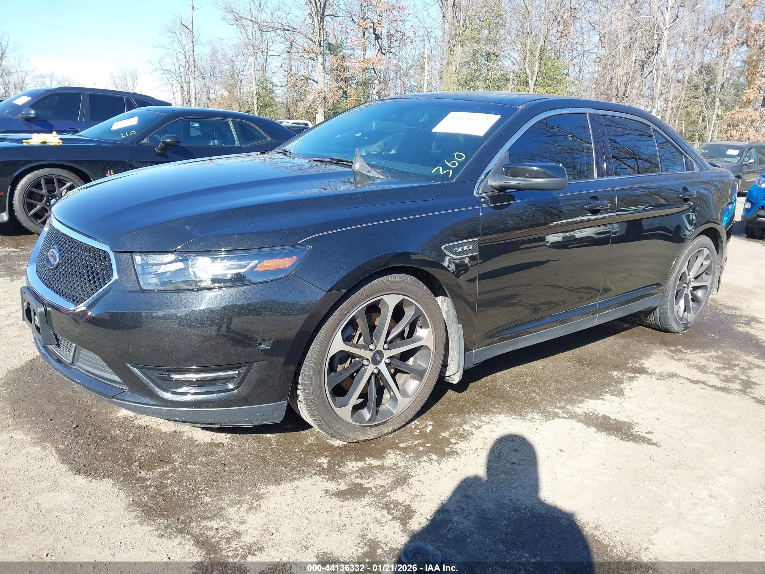 2015 Ford Taurus Sho Black vin: 1FAHP2KT6FG174811