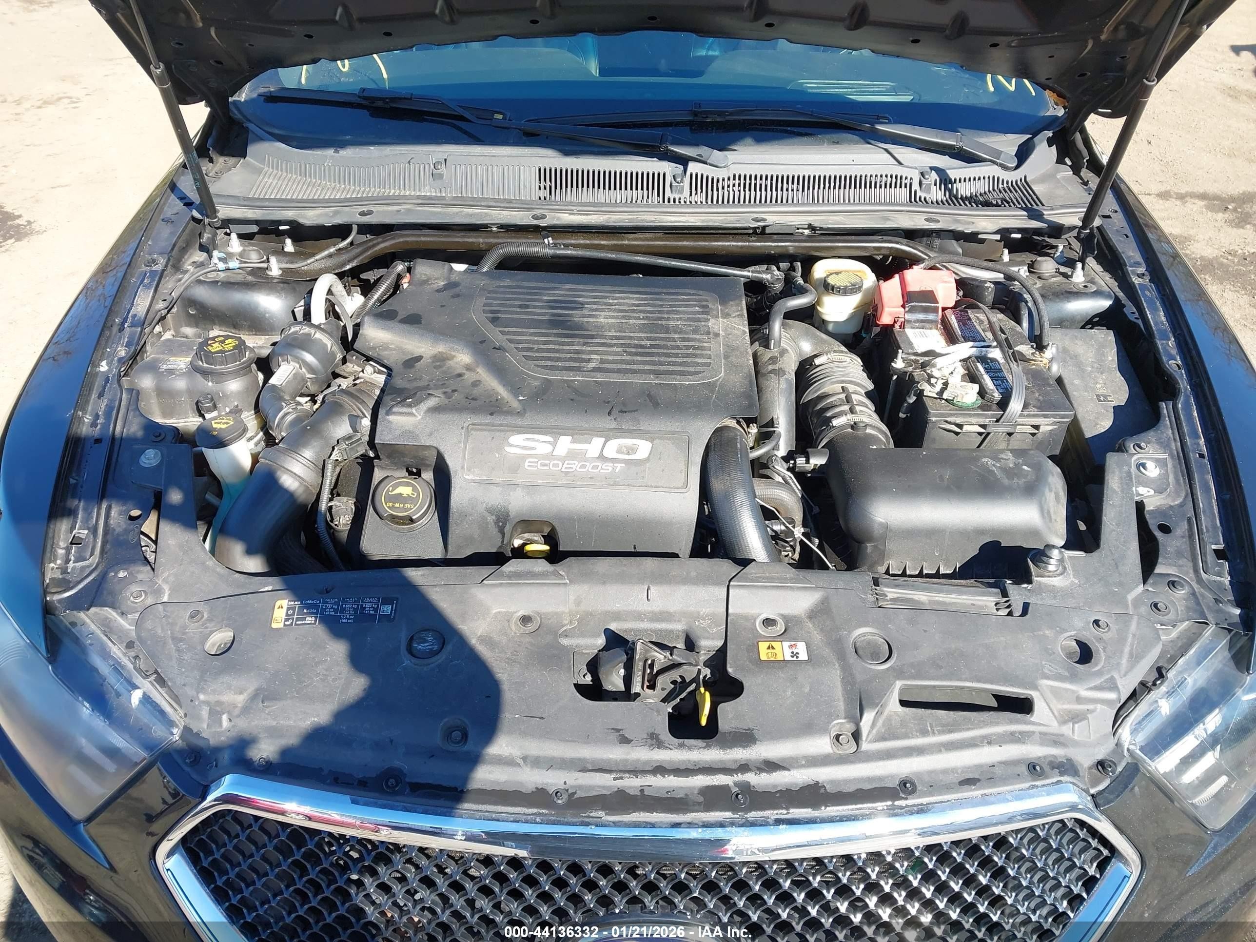 2015 Ford Taurus Sho Black vin: 1FAHP2KT6FG174811