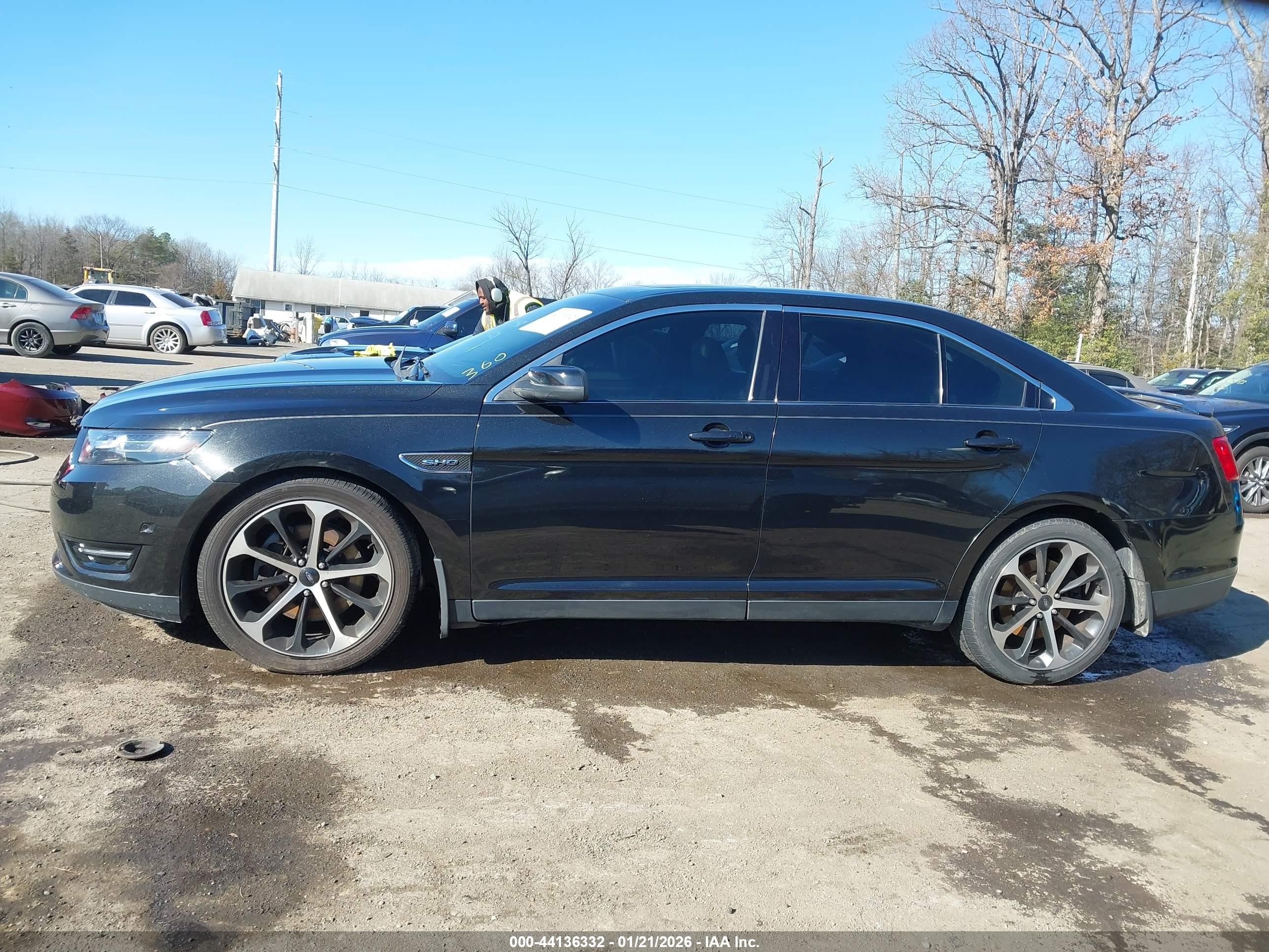 2015 Ford Taurus Sho Black vin: 1FAHP2KT6FG174811