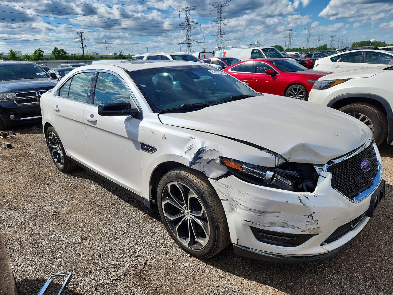 2015 Ford Taurus Sho White vin: 1FAHP2KT6FG179250