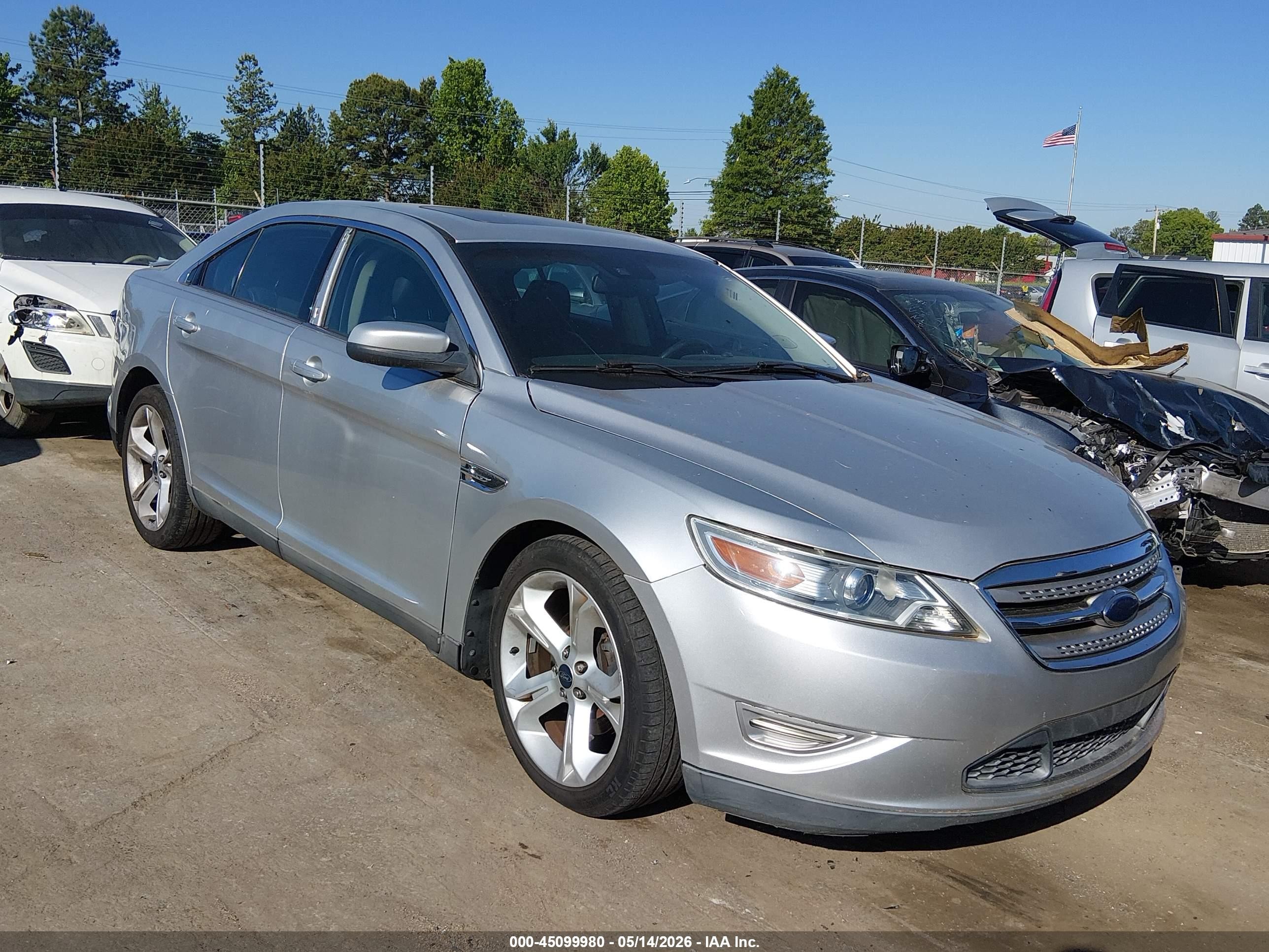 2010 Ford Taurus Sho Серебряный vin: 1FAHP2KT7AG123049