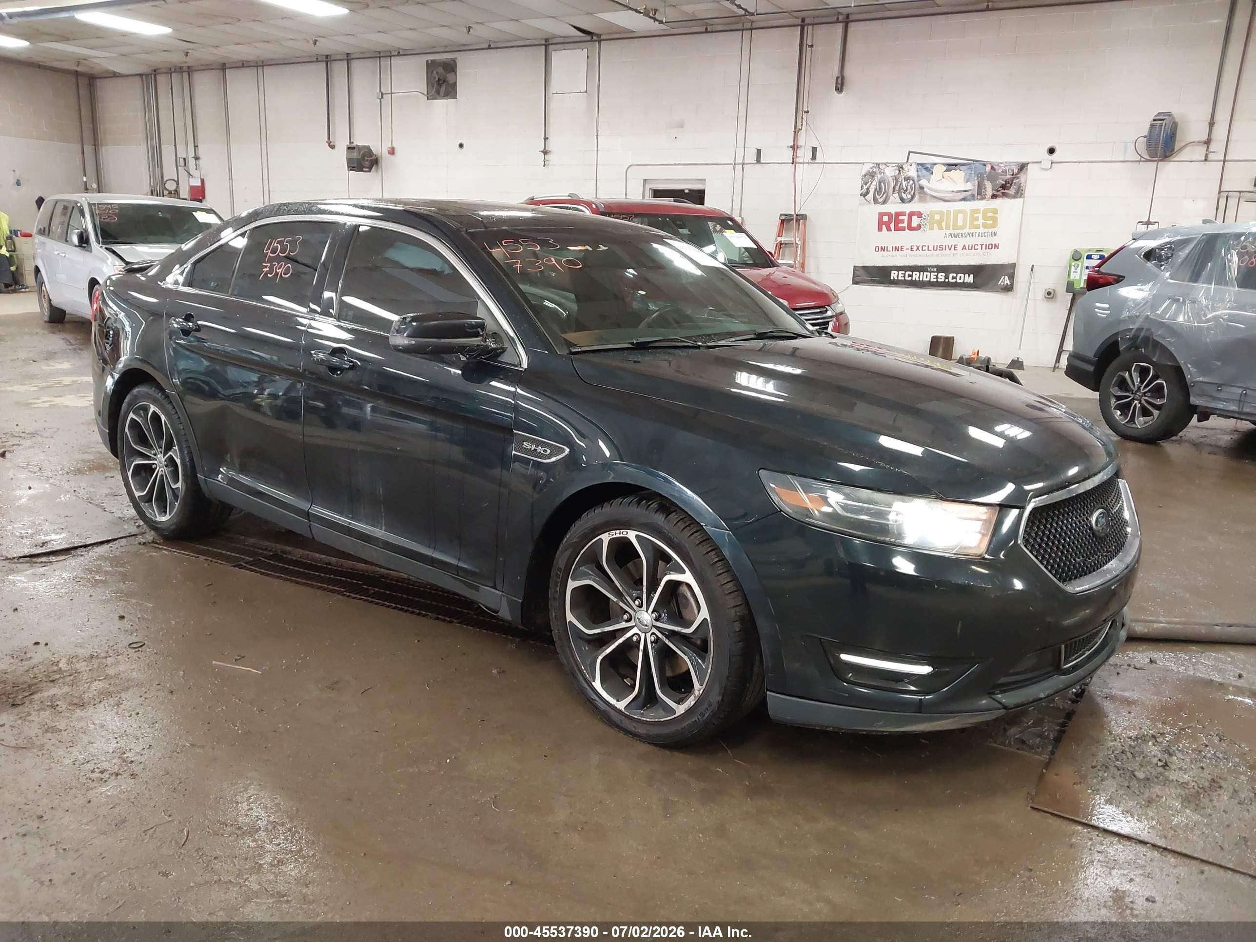 2014 Ford Taurus Sho Black vin: 1FAHP2KT7EG125230