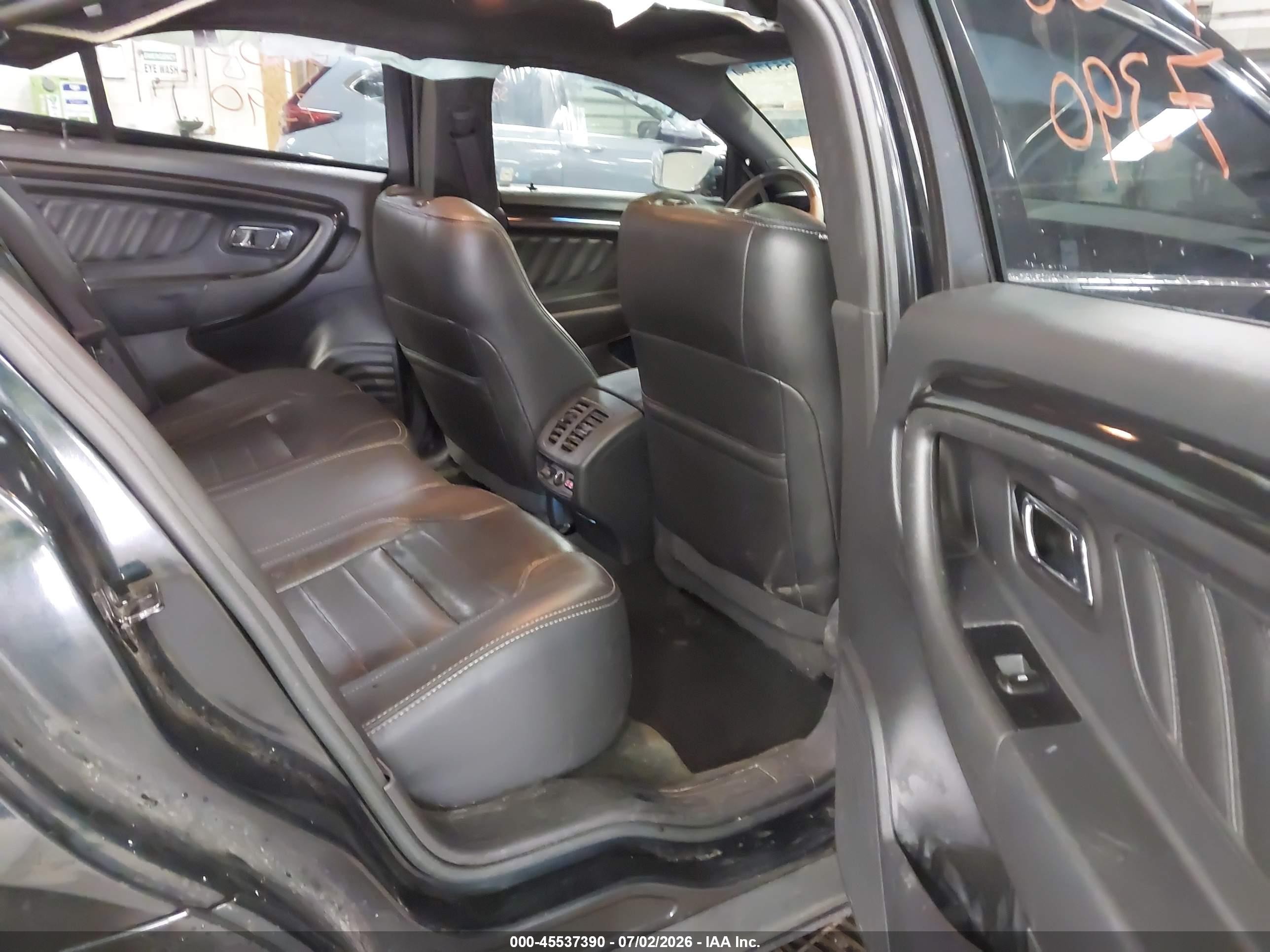 2014 Ford Taurus Sho Черный vin: 1FAHP2KT7EG125230