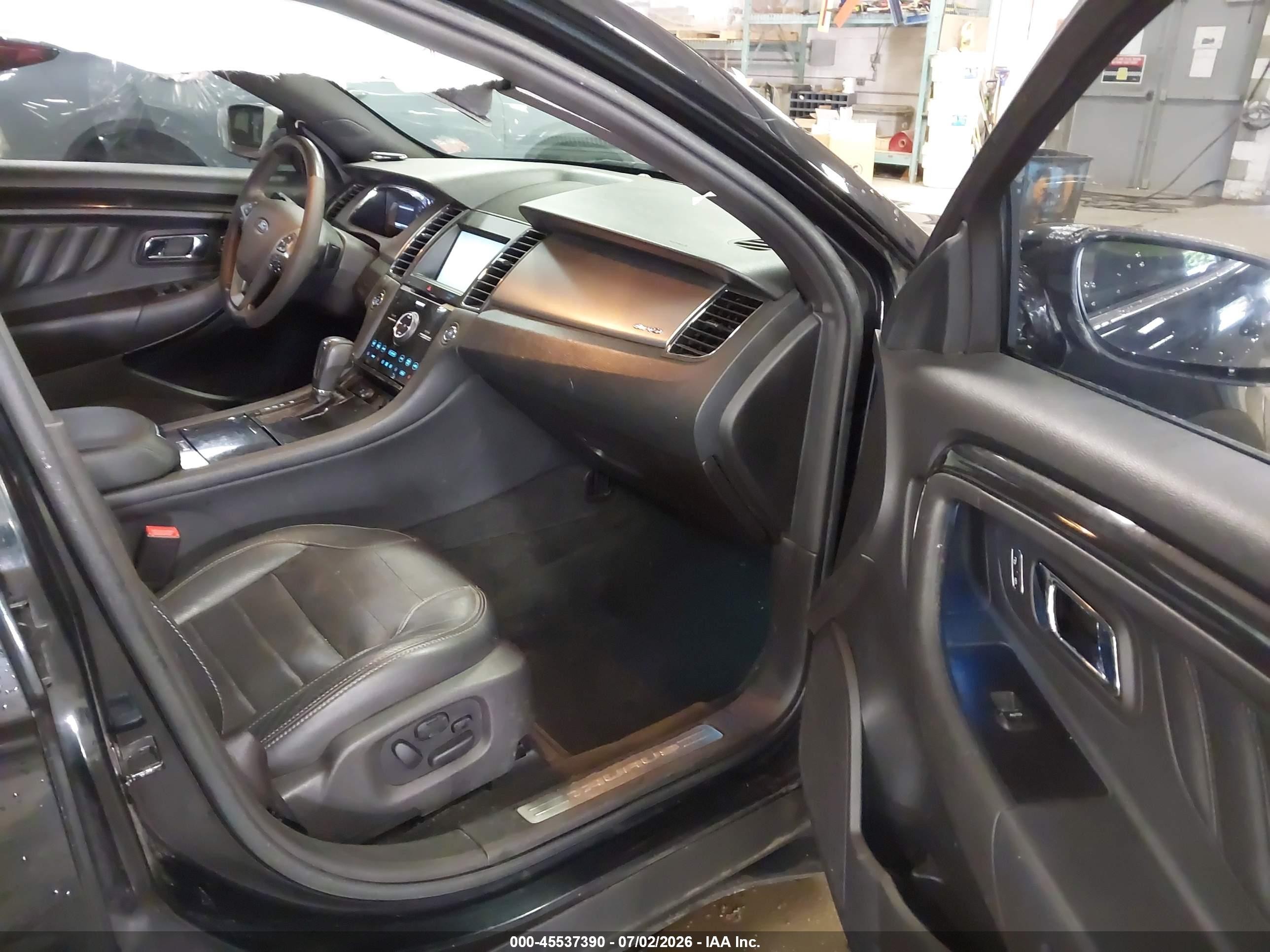 2014 Ford Taurus Sho Черный vin: 1FAHP2KT7EG125230