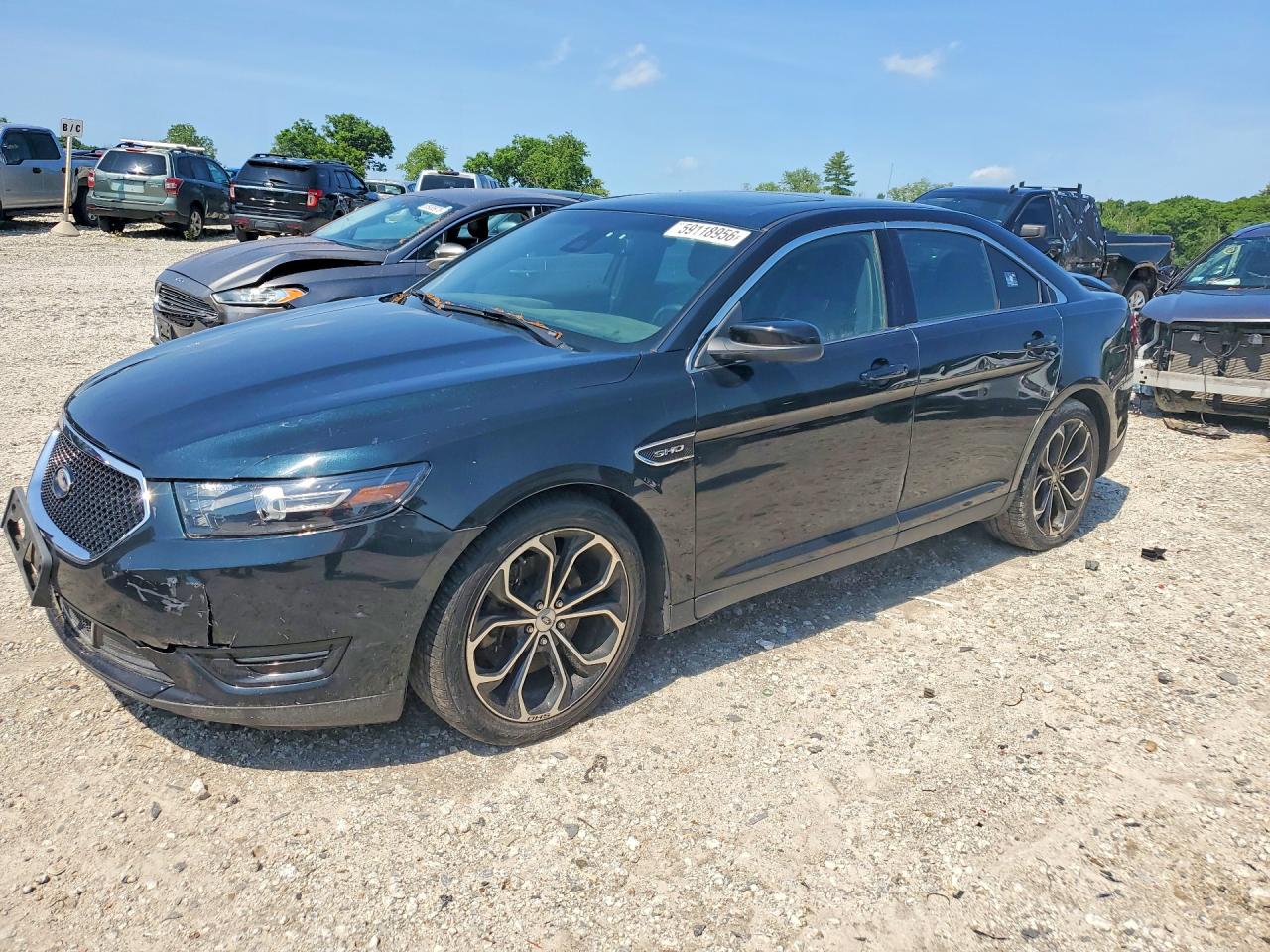 2014 Ford Taurus Sho Green vin: 1FAHP2KT7EG145980