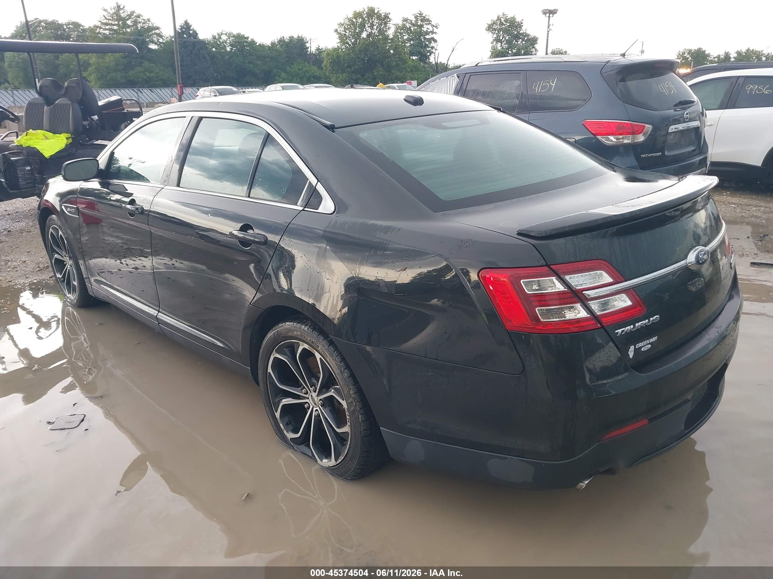 2015 Ford Taurus Sho Black vin: 1FAHP2KT7FG100295