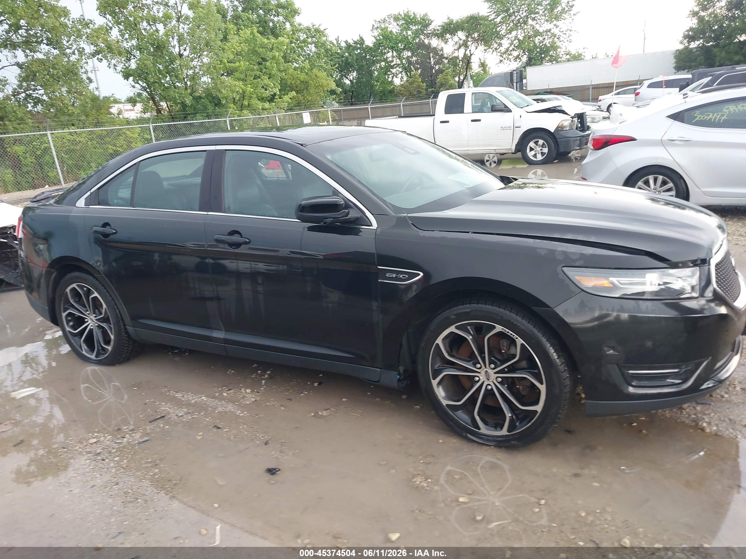 2015 Ford Taurus Sho Black vin: 1FAHP2KT7FG100295