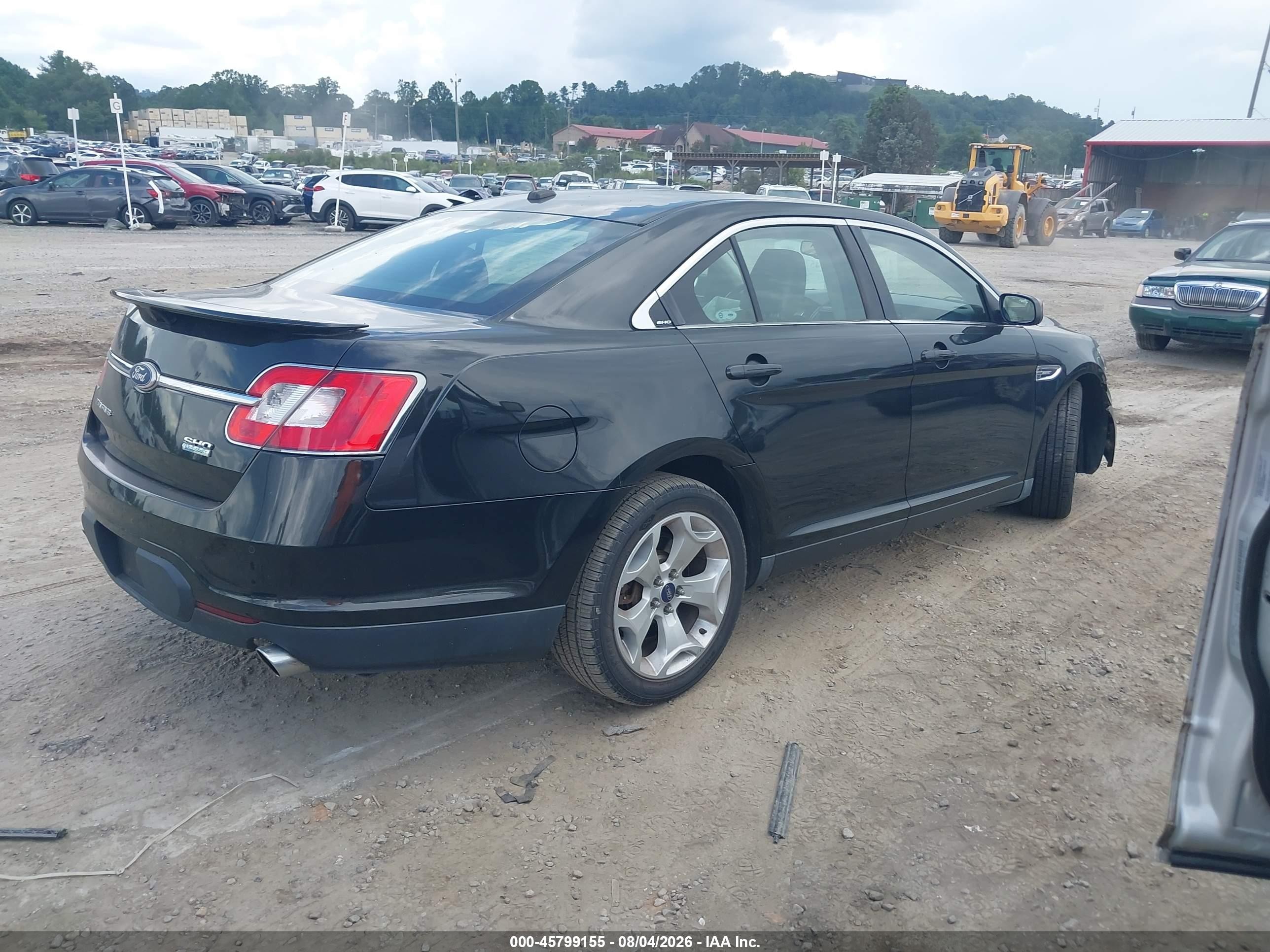 2011 Ford Taurus Sho Black vin: 1FAHP2KT8BG140251