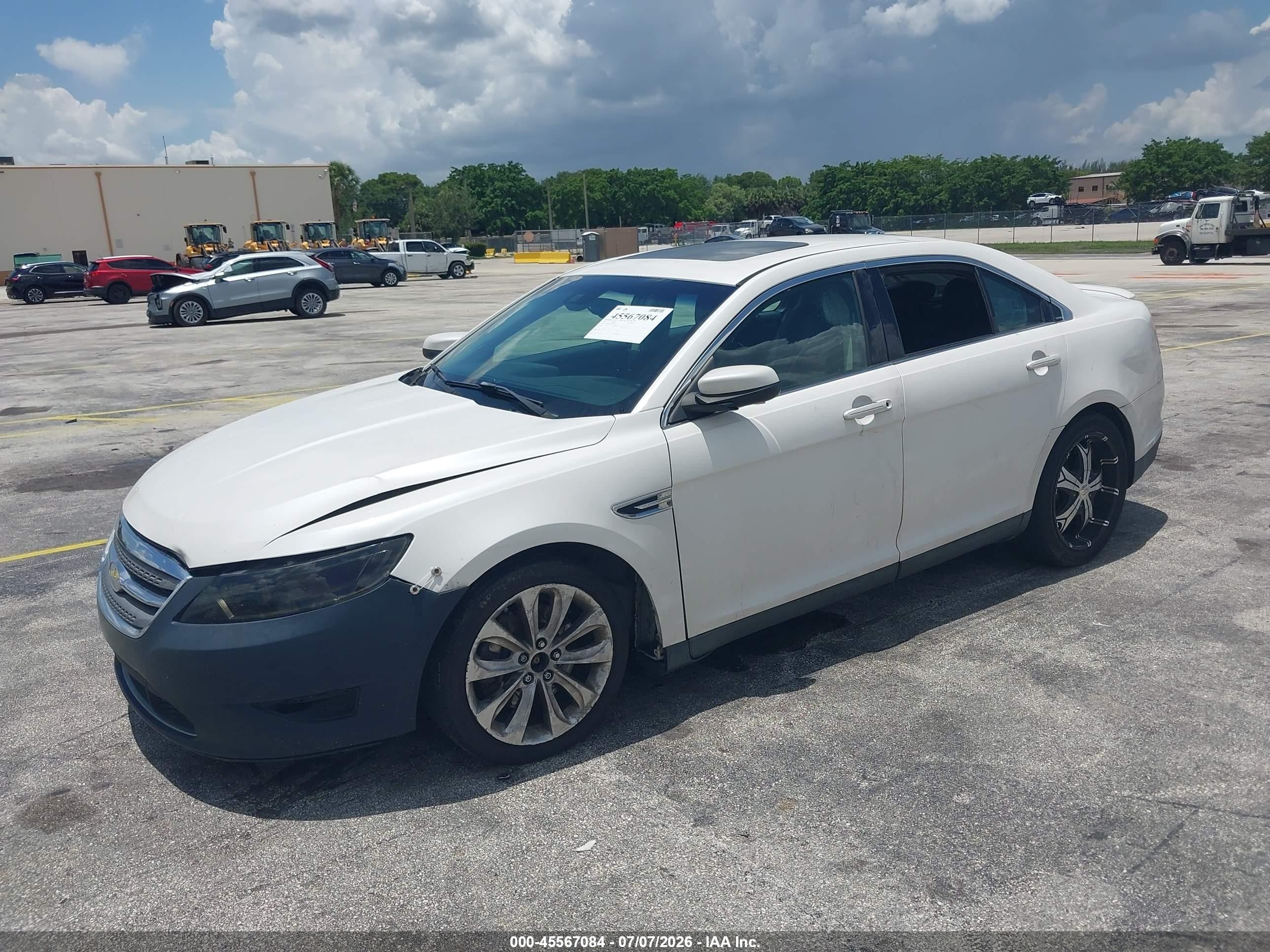 2012 Ford Taurus Sho White vin: 1FAHP2KT8CG142227