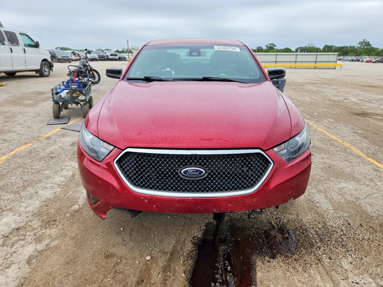 2013 Ford Taurus Sho Красный vin: 1FAHP2KT8DG150233