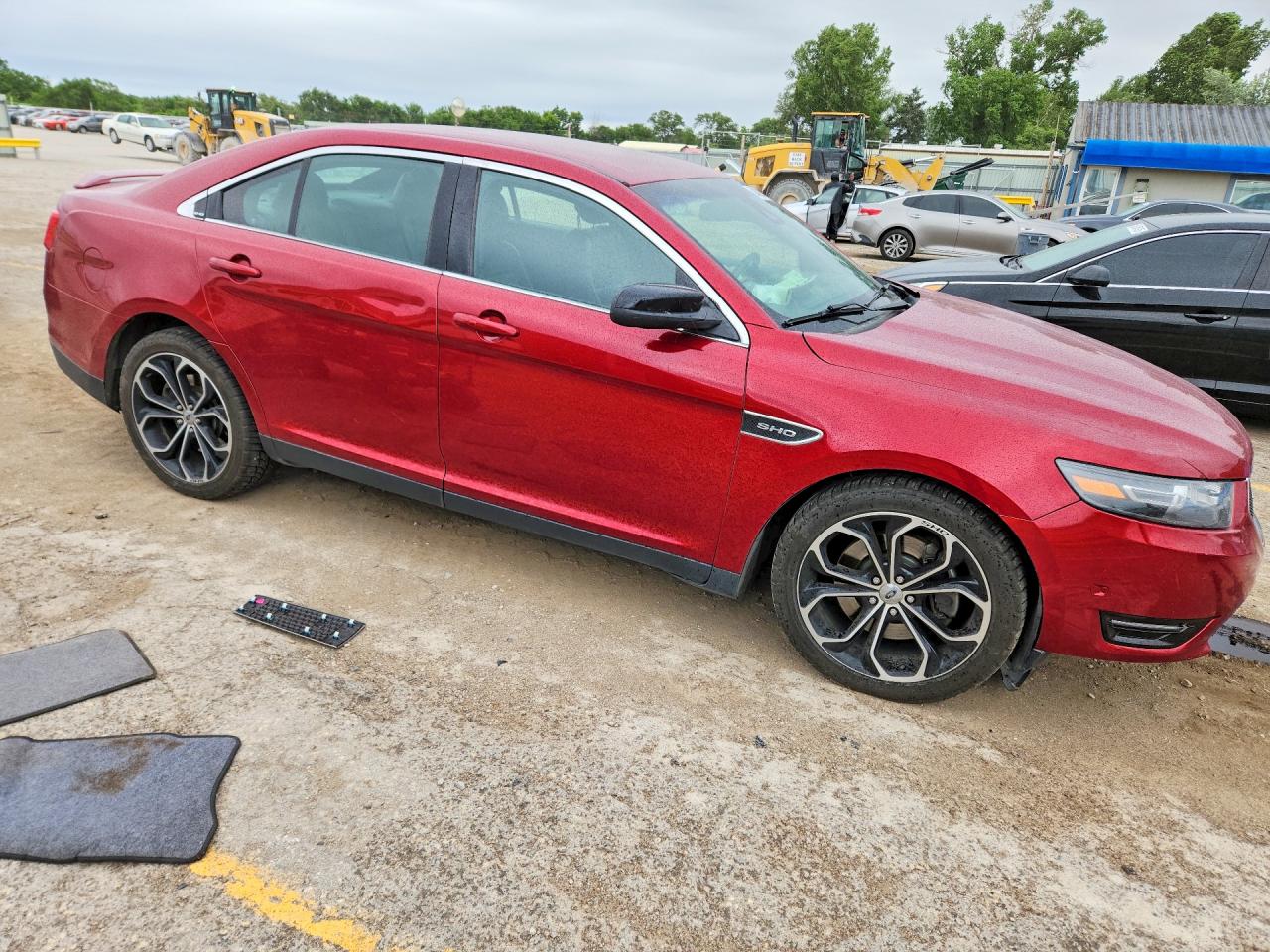 2013 Ford Taurus Sho Красный vin: 1FAHP2KT8DG150233