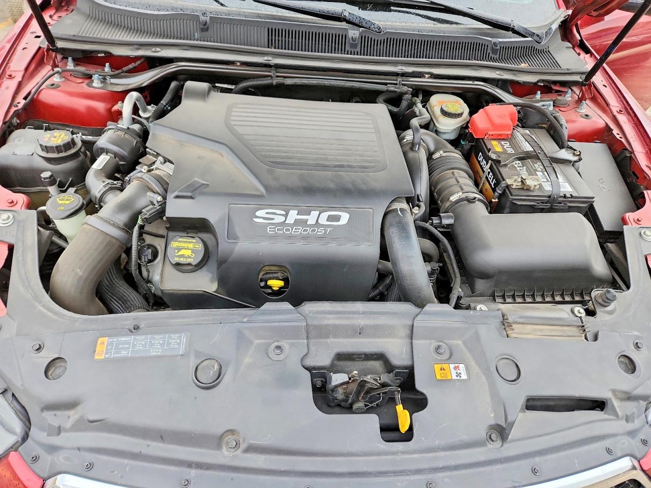 2013 Ford Taurus Sho Красный vin: 1FAHP2KT8DG150233
