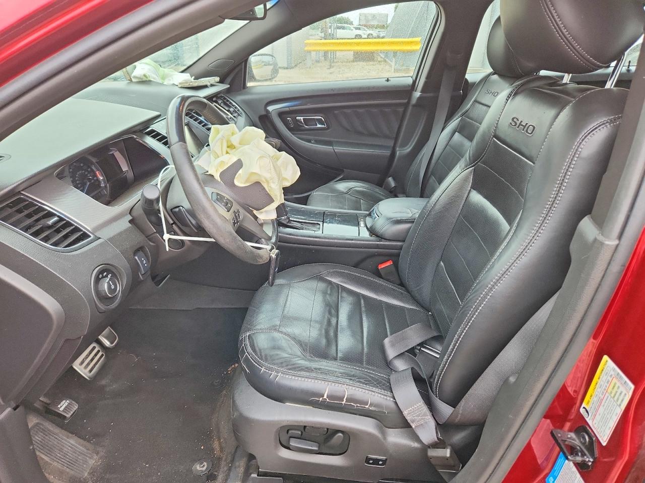 2013 Ford Taurus Sho Красный vin: 1FAHP2KT8DG150233