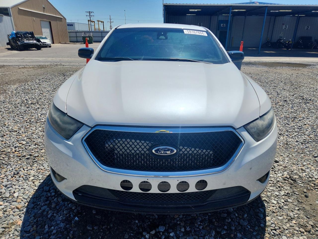 2014 Ford Taurus Sho White vin: 1FAHP2KT8EG129383