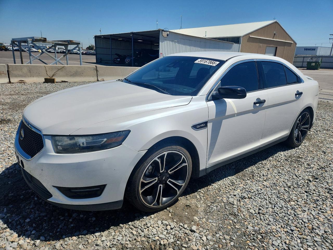 2014 Ford Taurus Sho White vin: 1FAHP2KT8EG129383