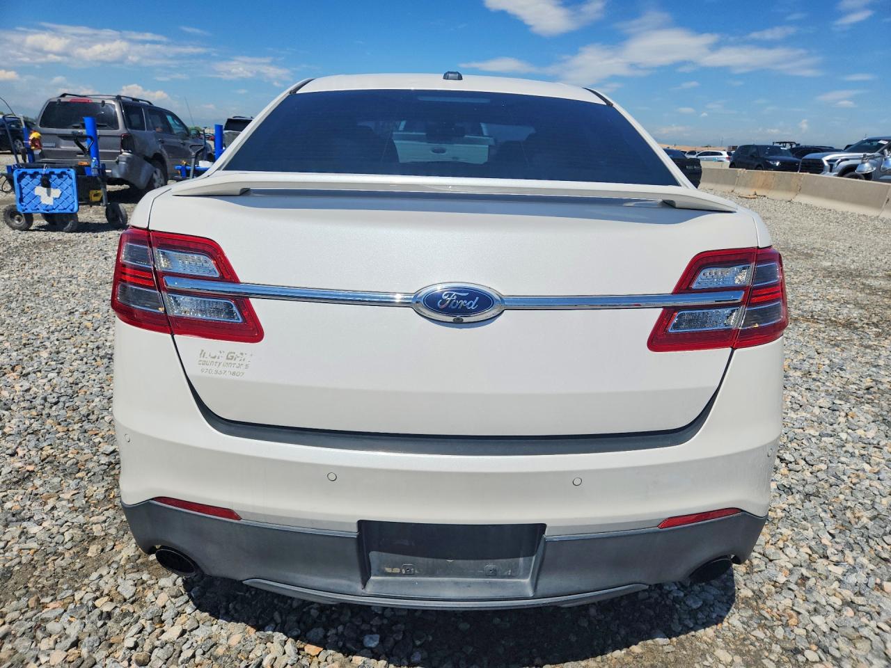 2014 Ford Taurus Sho White vin: 1FAHP2KT8EG129383