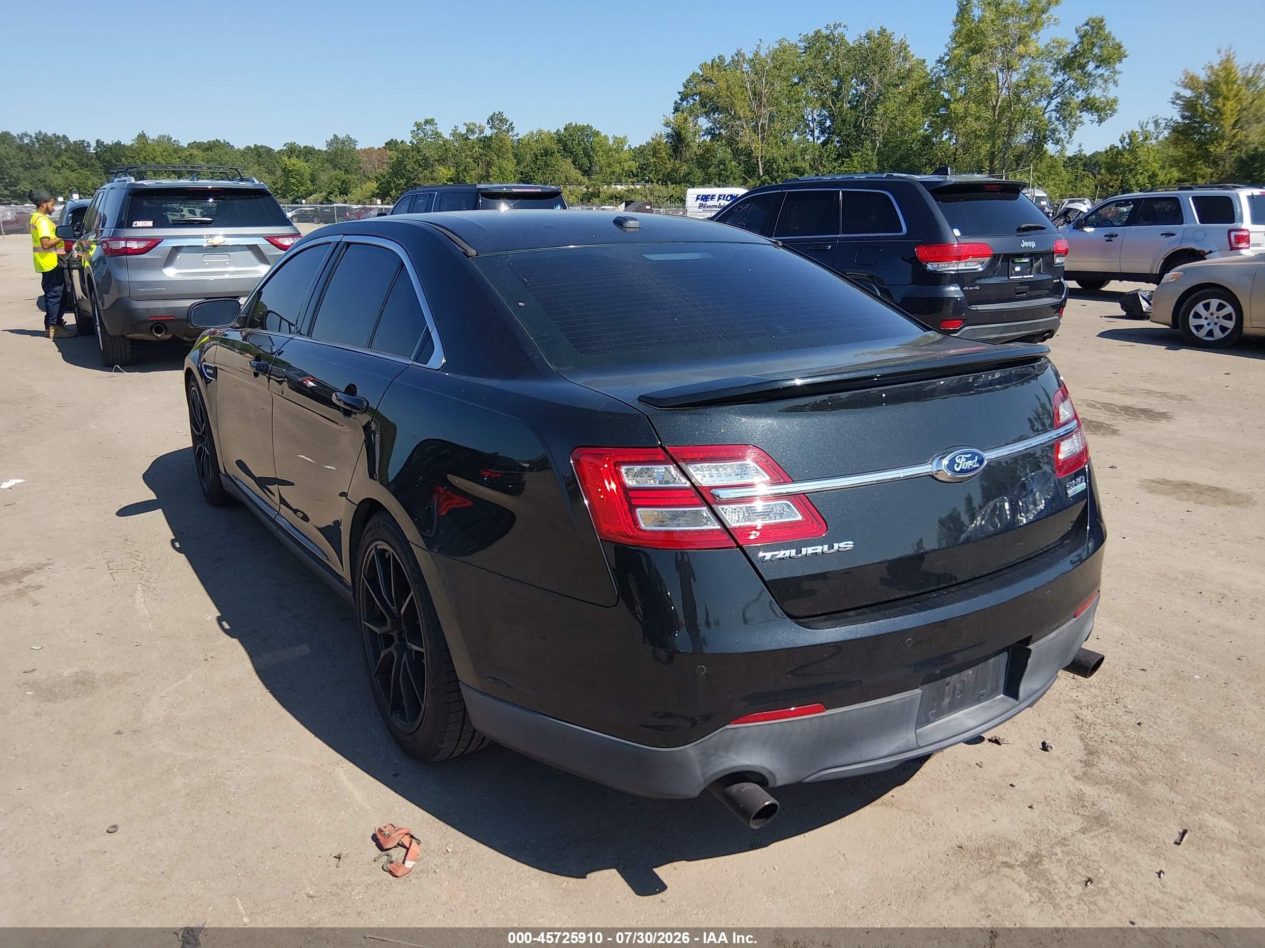 2015 Ford Taurus Sho Black vin: 1FAHP2KT8FG128588