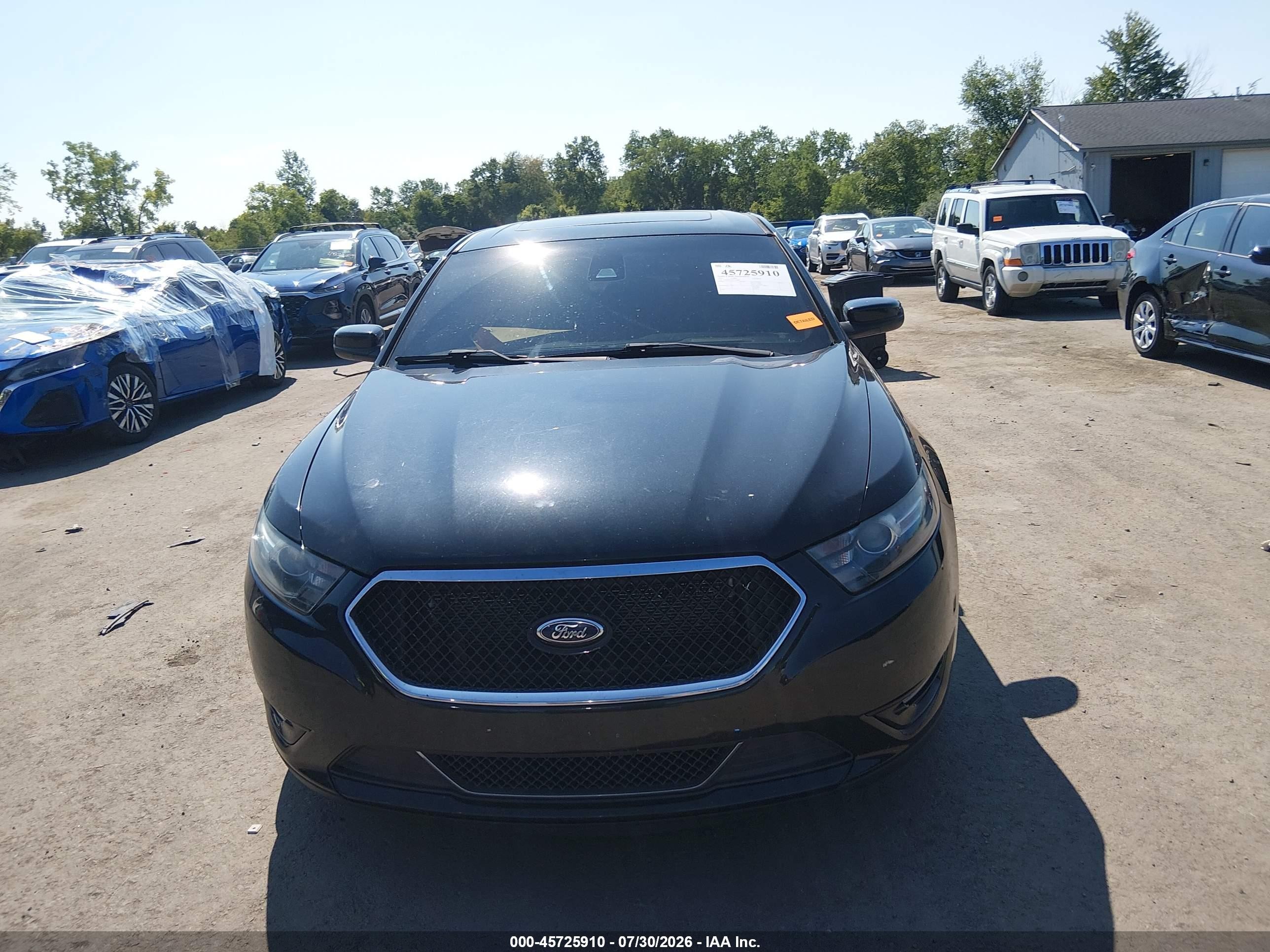 2015 Ford Taurus Sho Black vin: 1FAHP2KT8FG128588