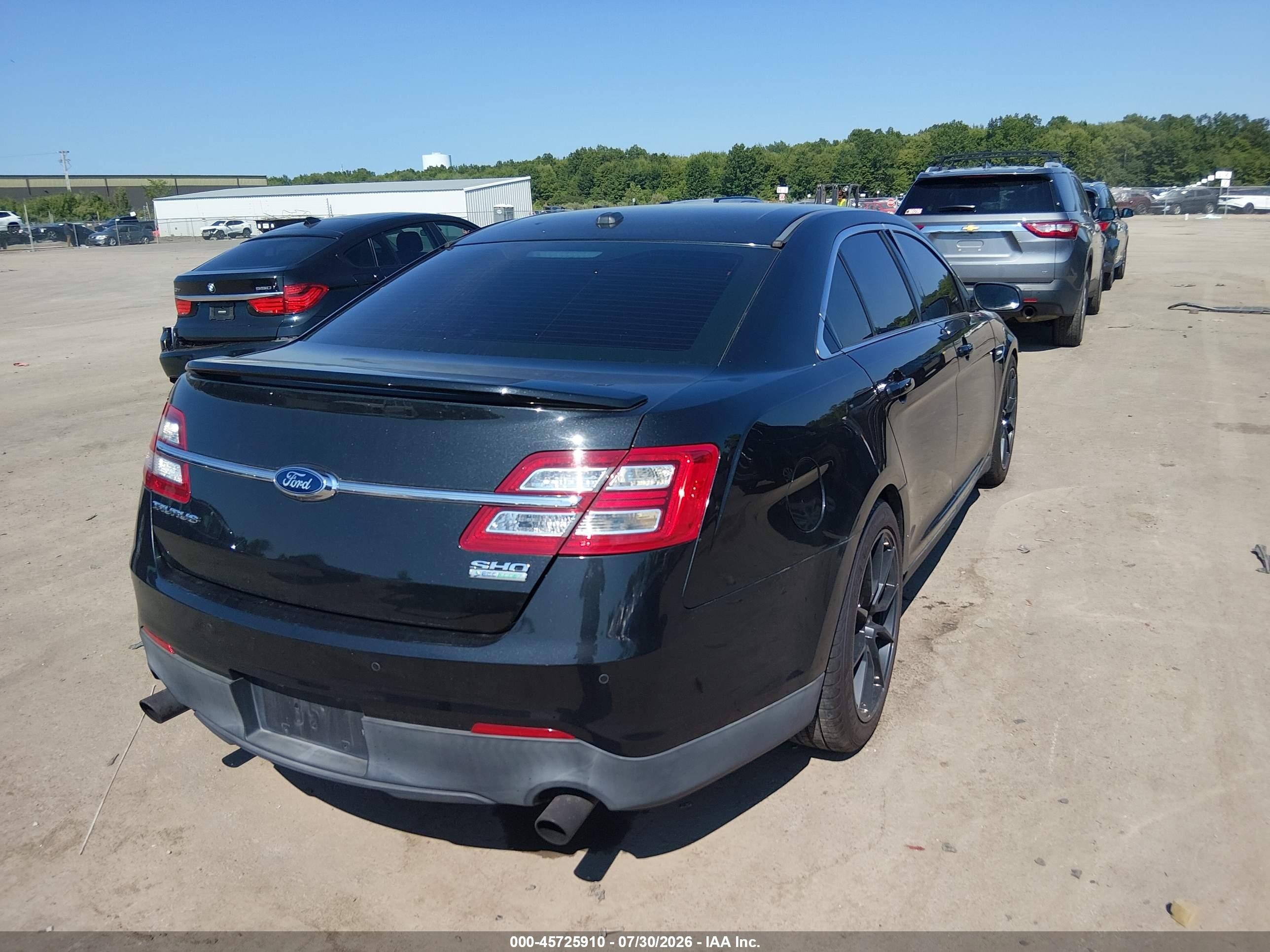 2015 Ford Taurus Sho Black vin: 1FAHP2KT8FG128588
