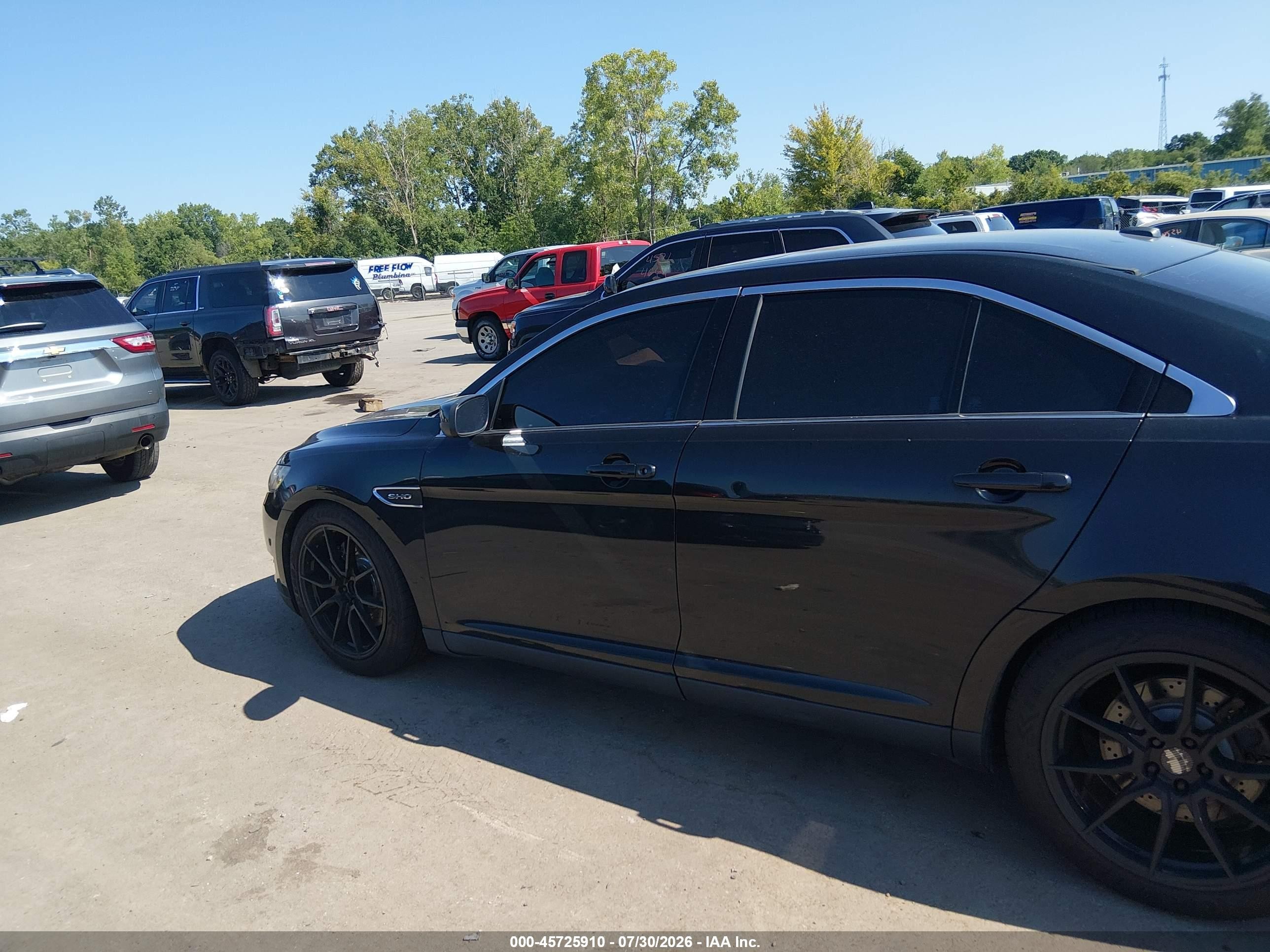 2015 Ford Taurus Sho Black vin: 1FAHP2KT8FG128588