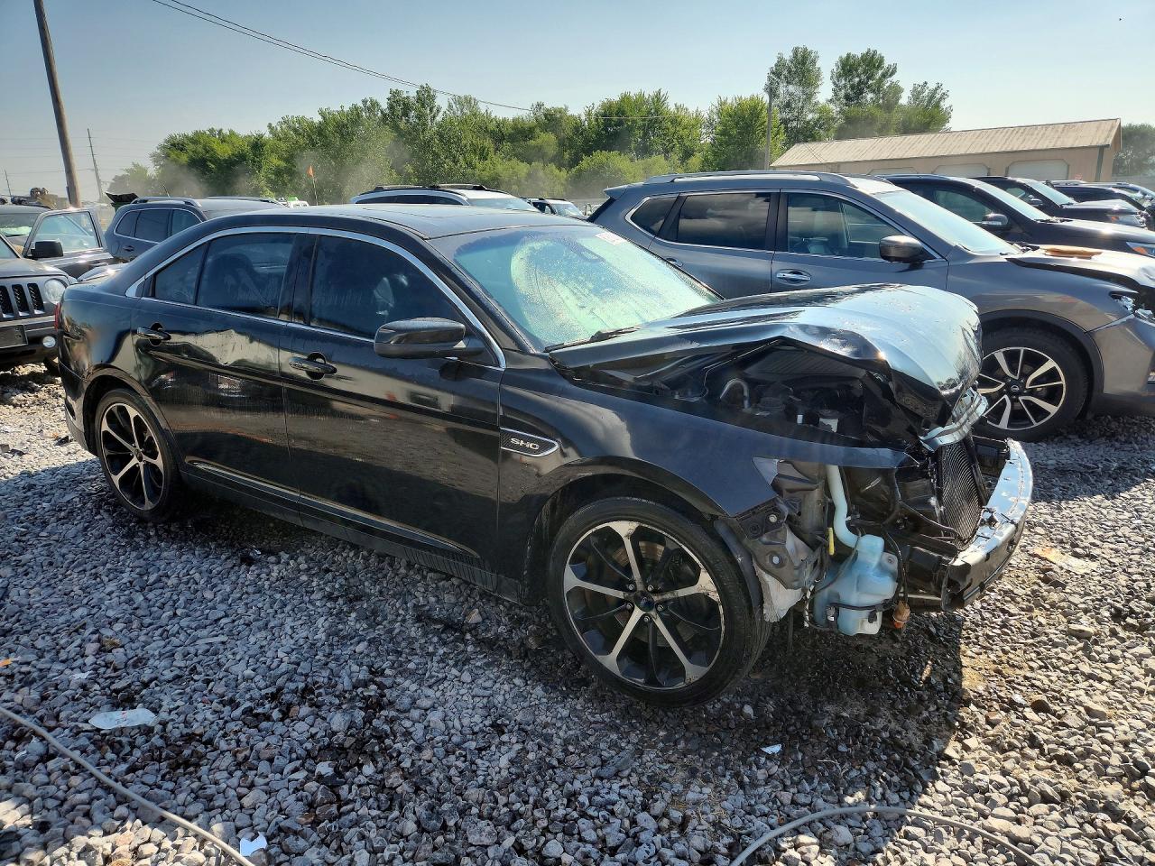 2015 Ford Taurus Sho Черный vin: 1FAHP2KT8FG156469