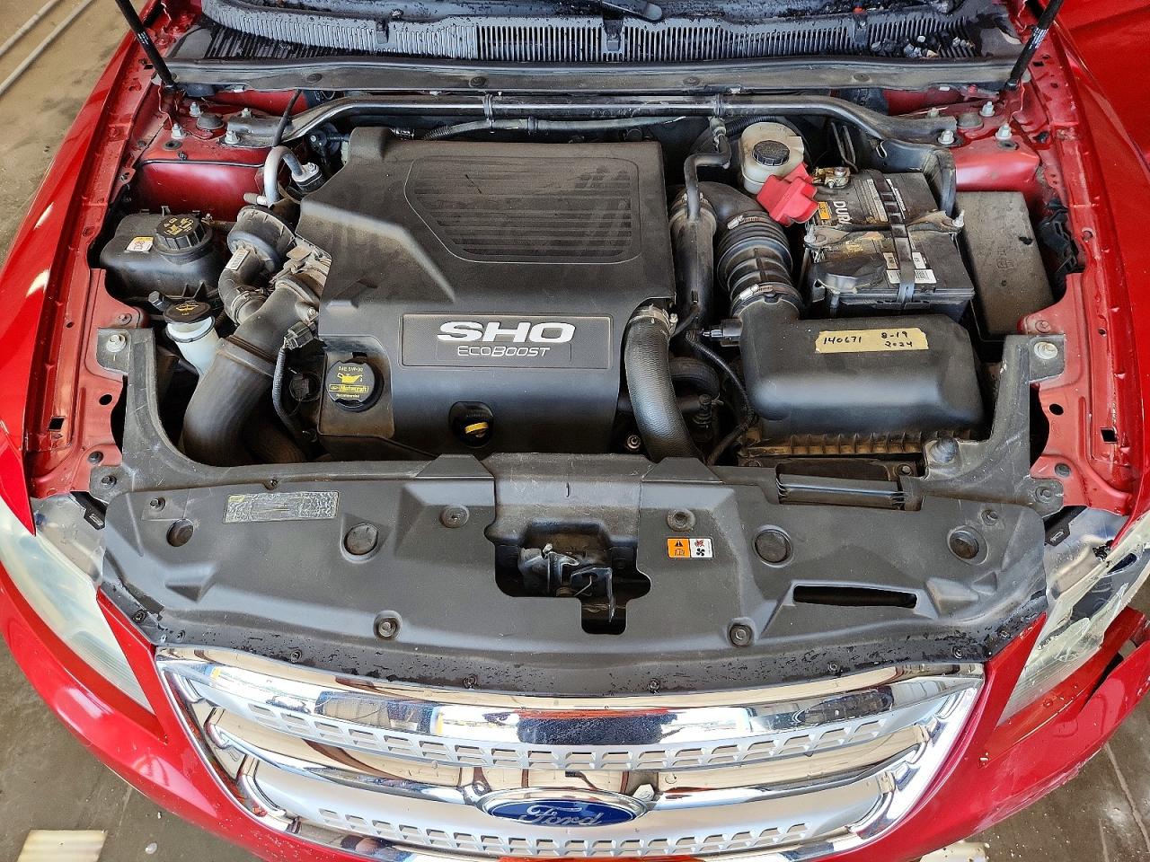 2011 Ford Taurus Sho Red vin: 1FAHP2KT9BG110482